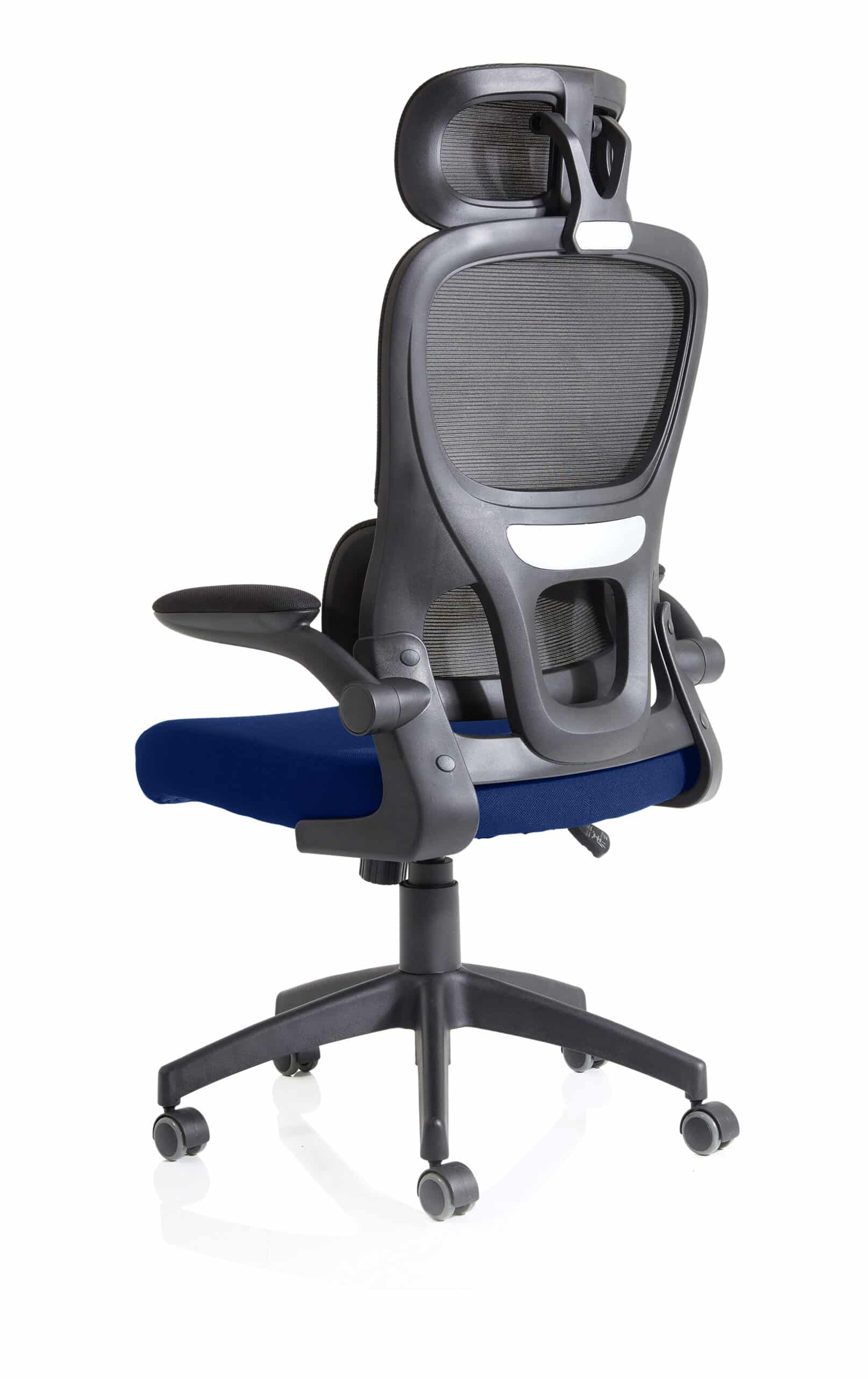 Iris Task Operator Mesh Back Fabric Seat With Headrest - Image 29