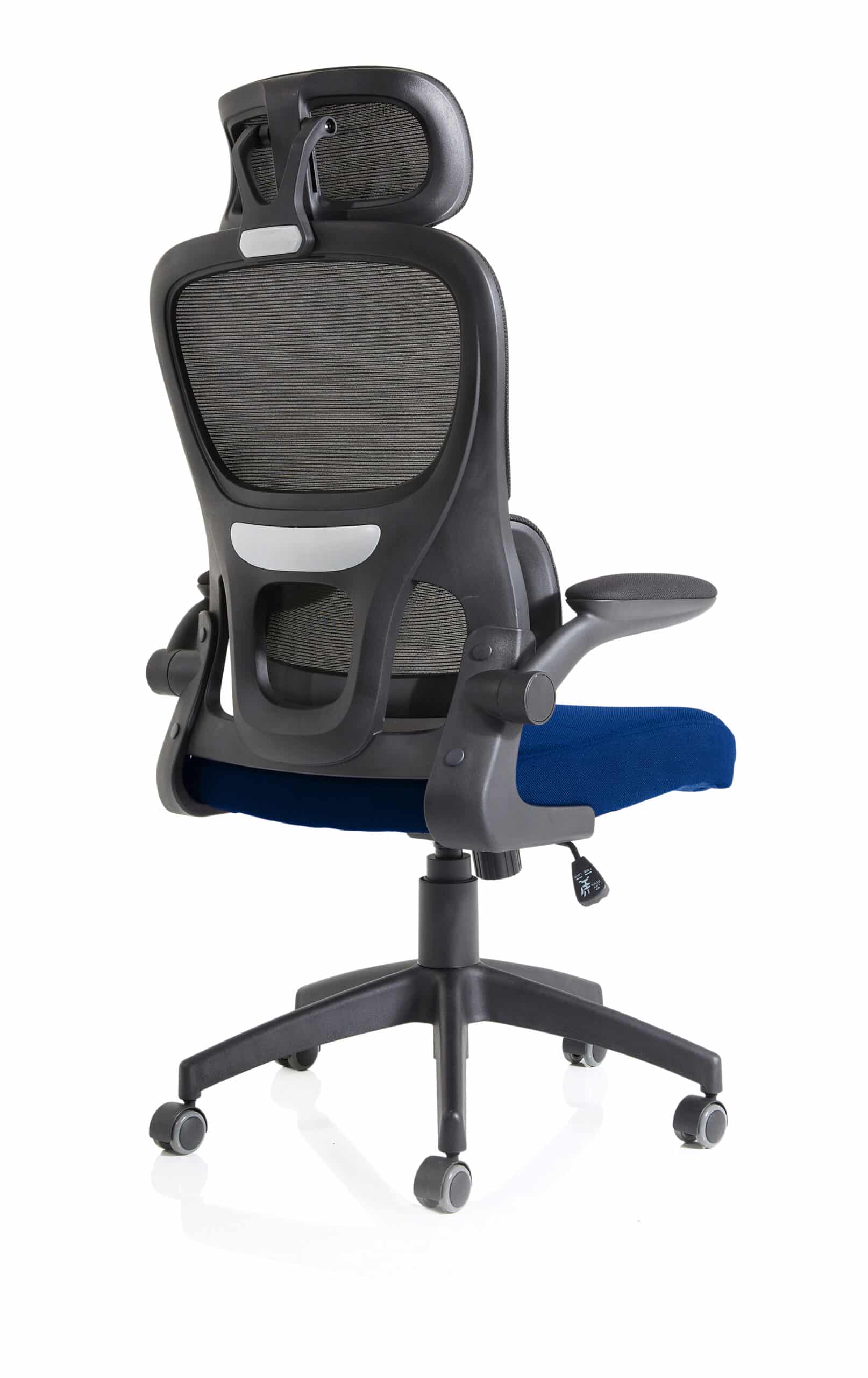 Iris Task Operator Mesh Back Fabric Seat With Headrest - Image 31