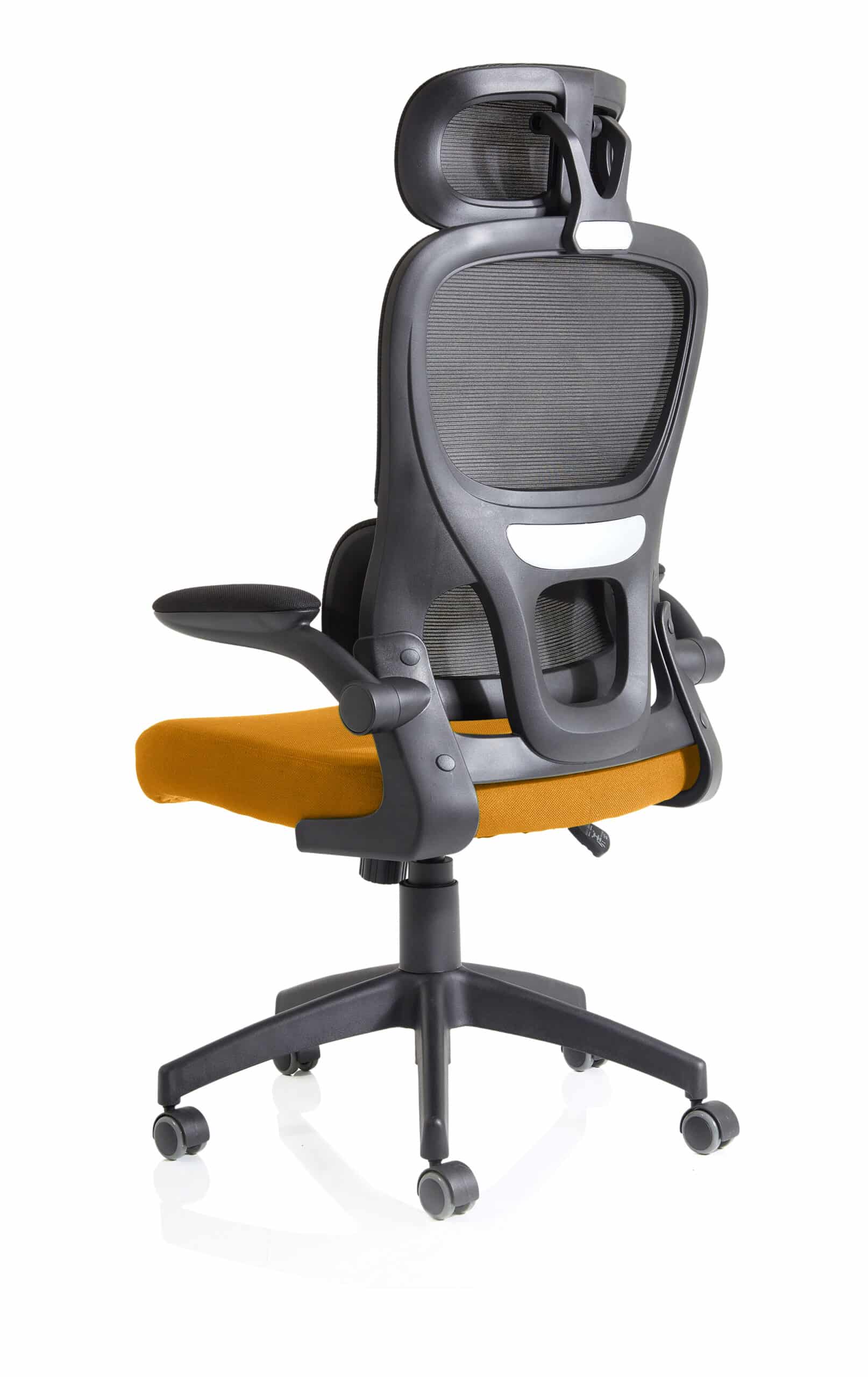 Iris Task Operator Mesh Back Fabric Seat With Headrest - Image 45
