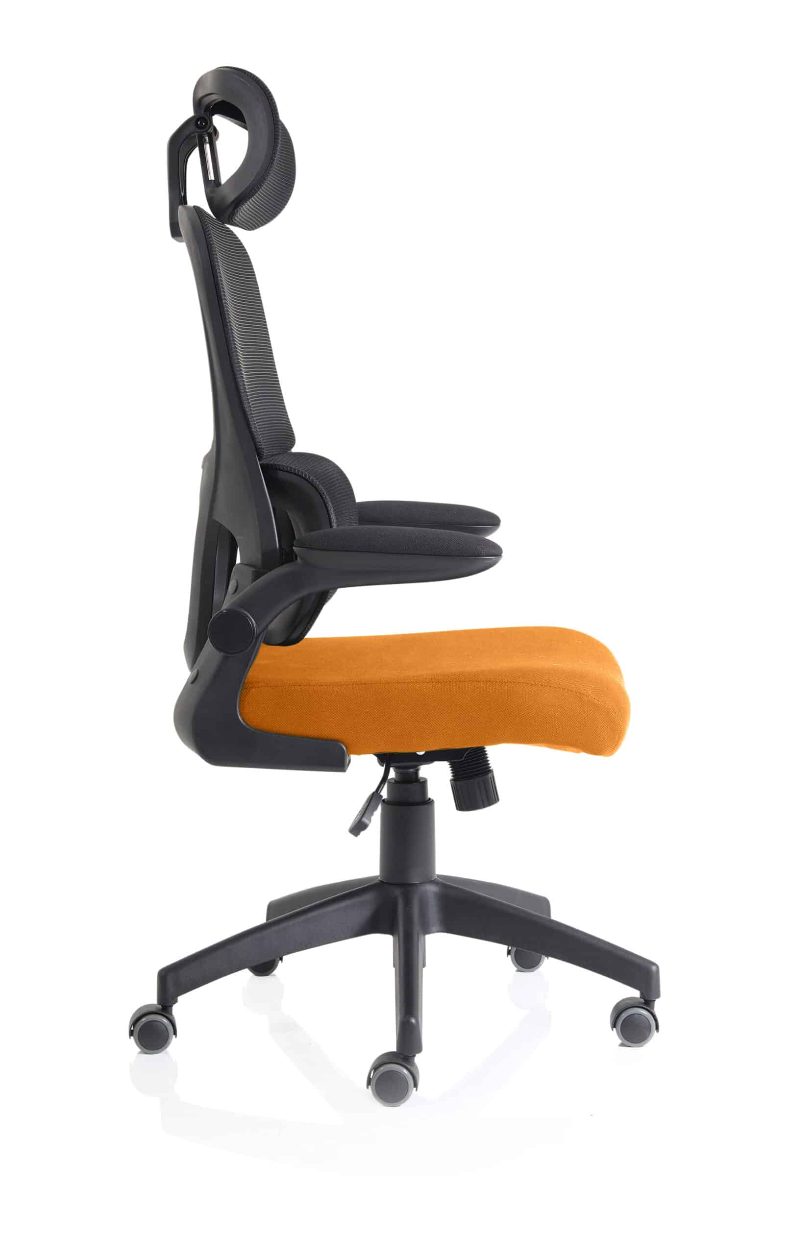 Iris Task Operator Mesh Back Fabric Seat With Headrest - Image 48