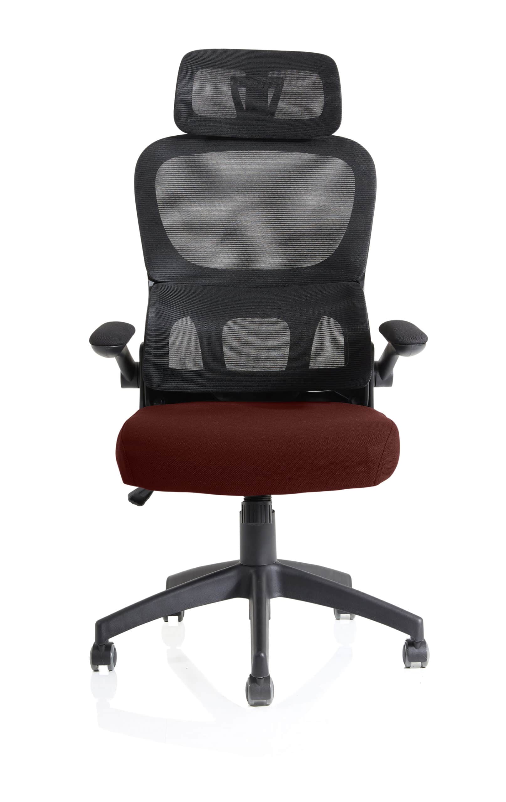 Iris Task Operator Mesh Back Fabric Seat With Headrest - Image 50