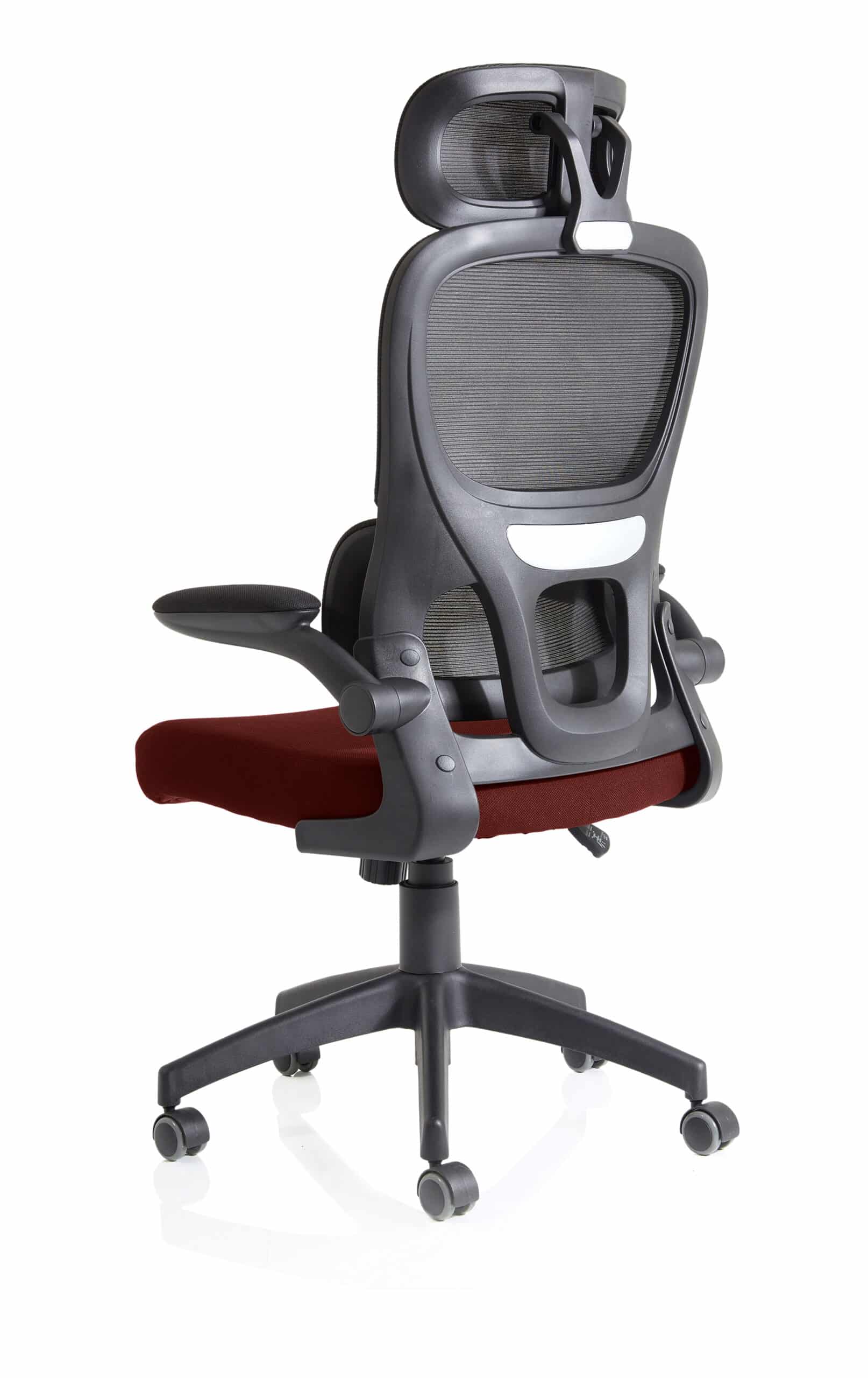 Iris Task Operator Mesh Back Fabric Seat With Headrest - Image 53