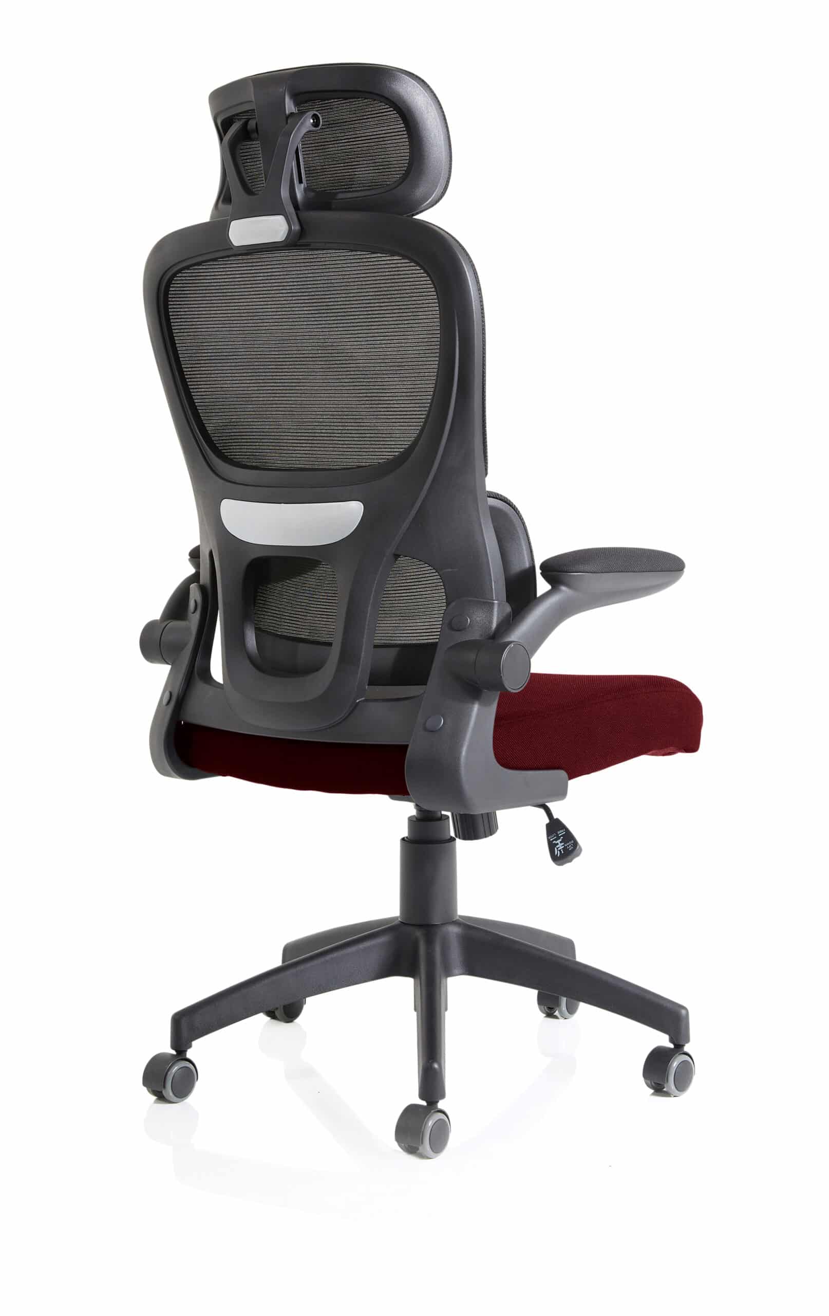 Iris Task Operator Mesh Back Fabric Seat With Headrest - Image 55
