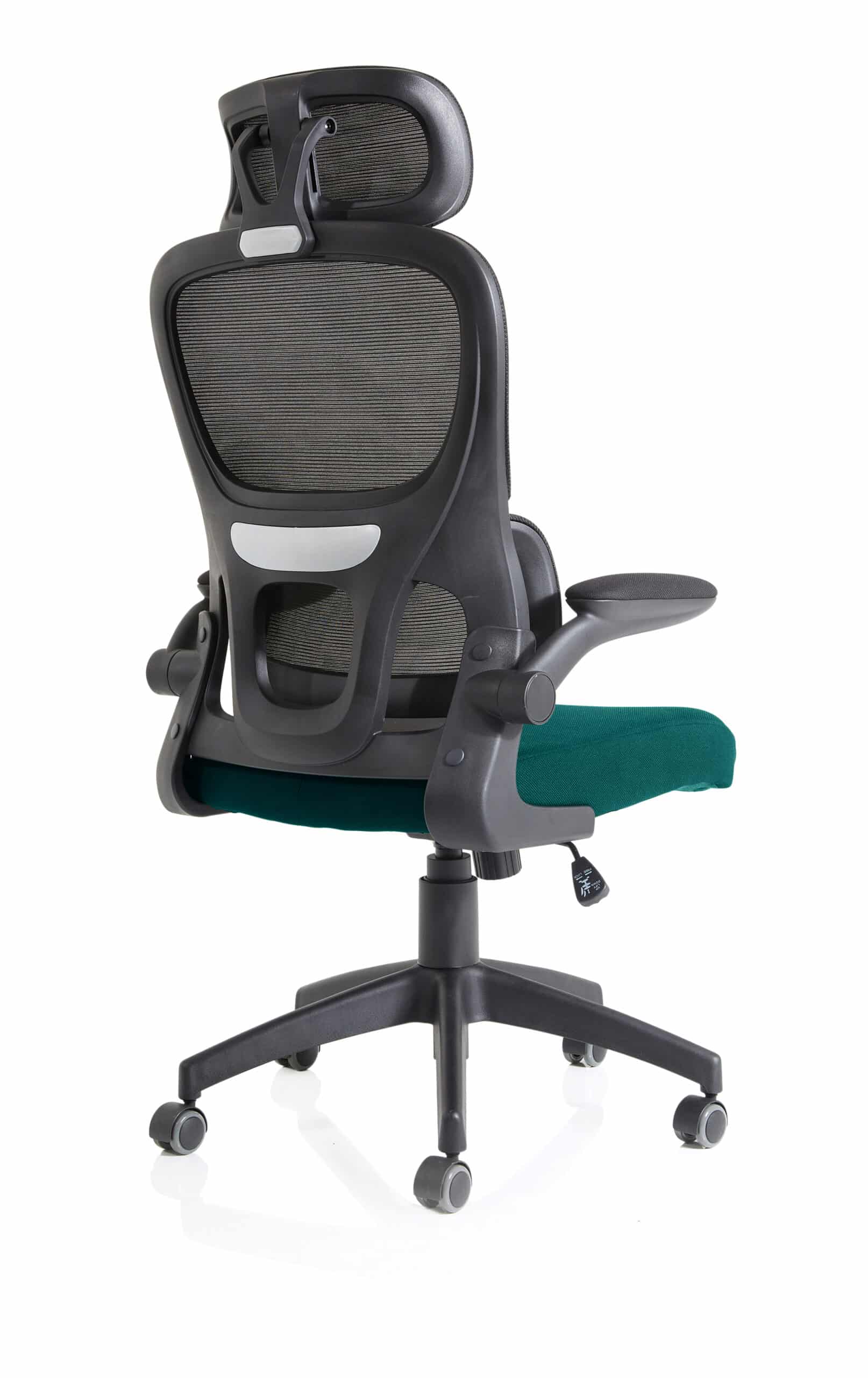 Iris Task Operator Mesh Back Fabric Seat With Headrest - Image 63