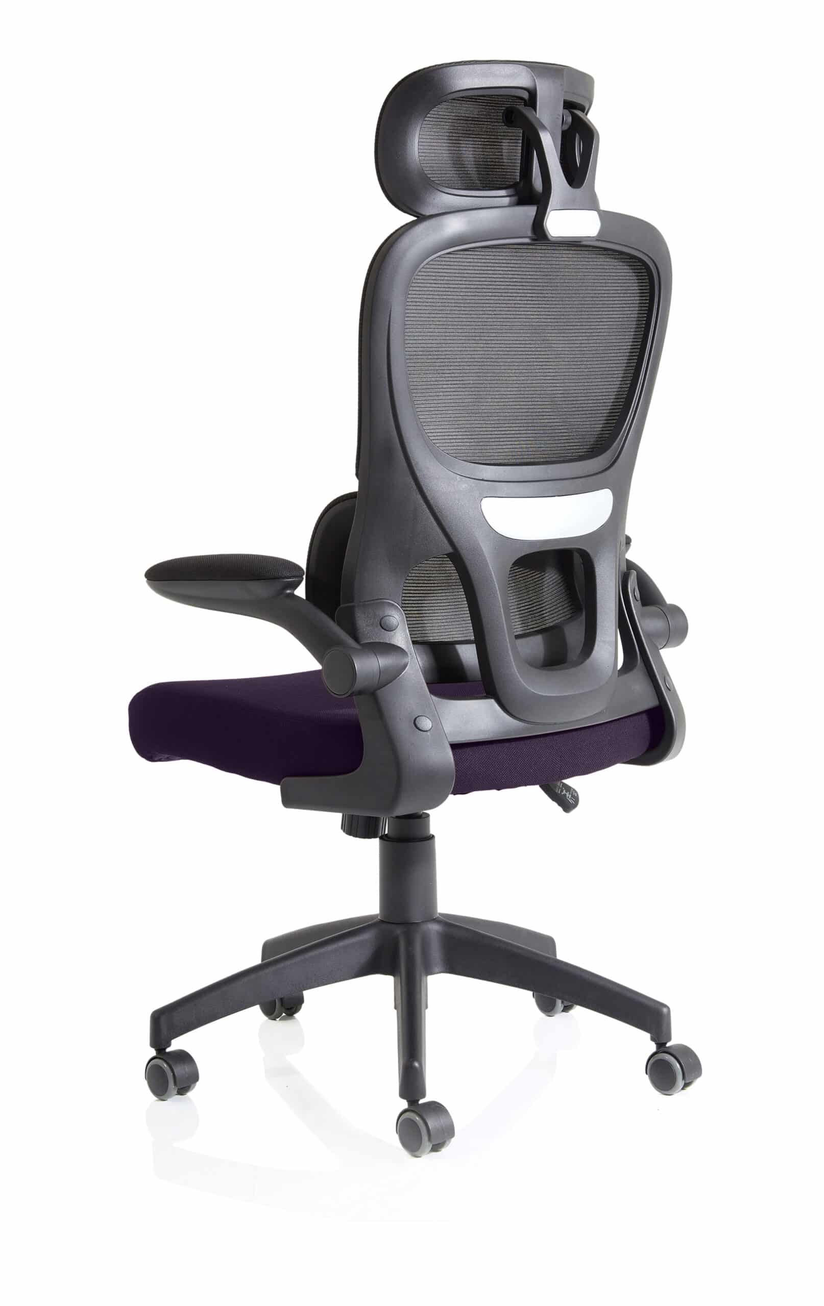 Iris Task Operator Mesh Back Fabric Seat With Headrest - Image 69