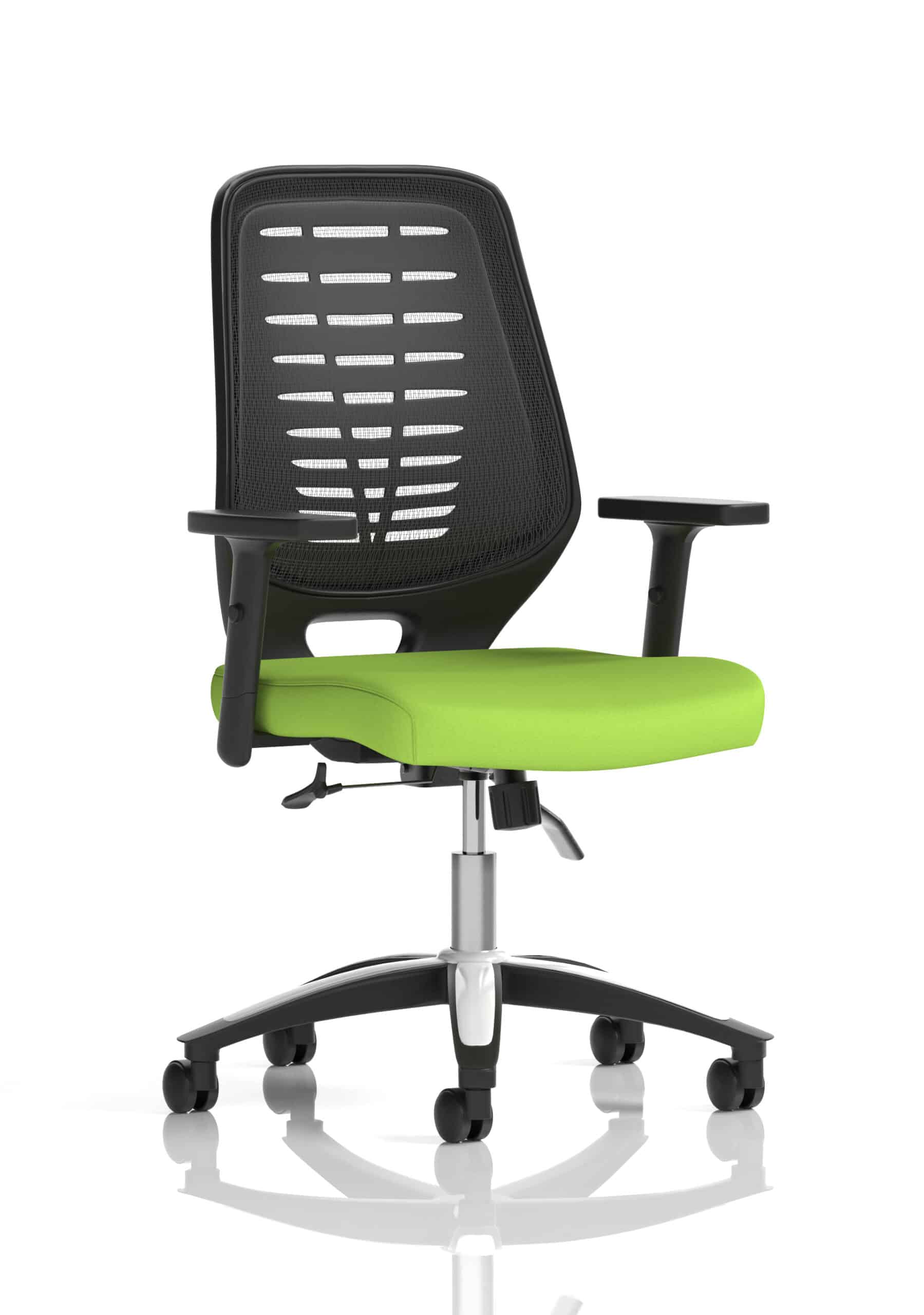 Relay Medium Mesh Back Task Operator Office Chair with Arms - Image 10