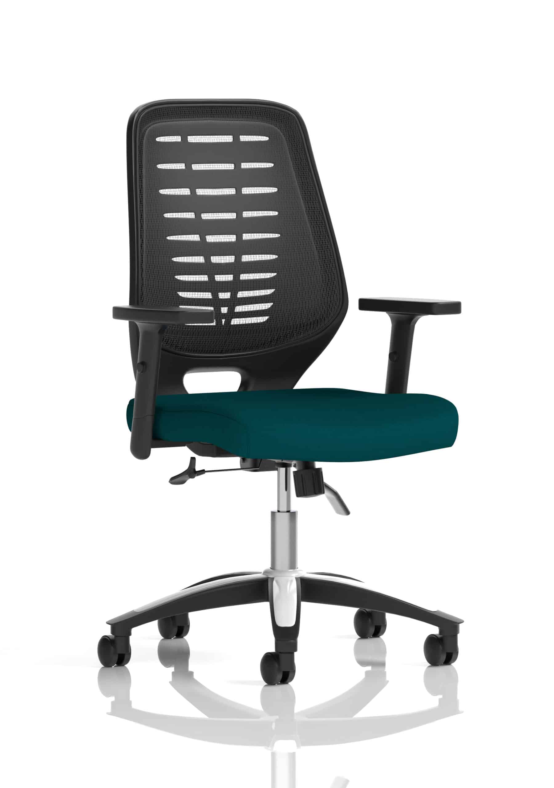Relay Medium Mesh Back Task Operator Office Chair with Arms - Image 20