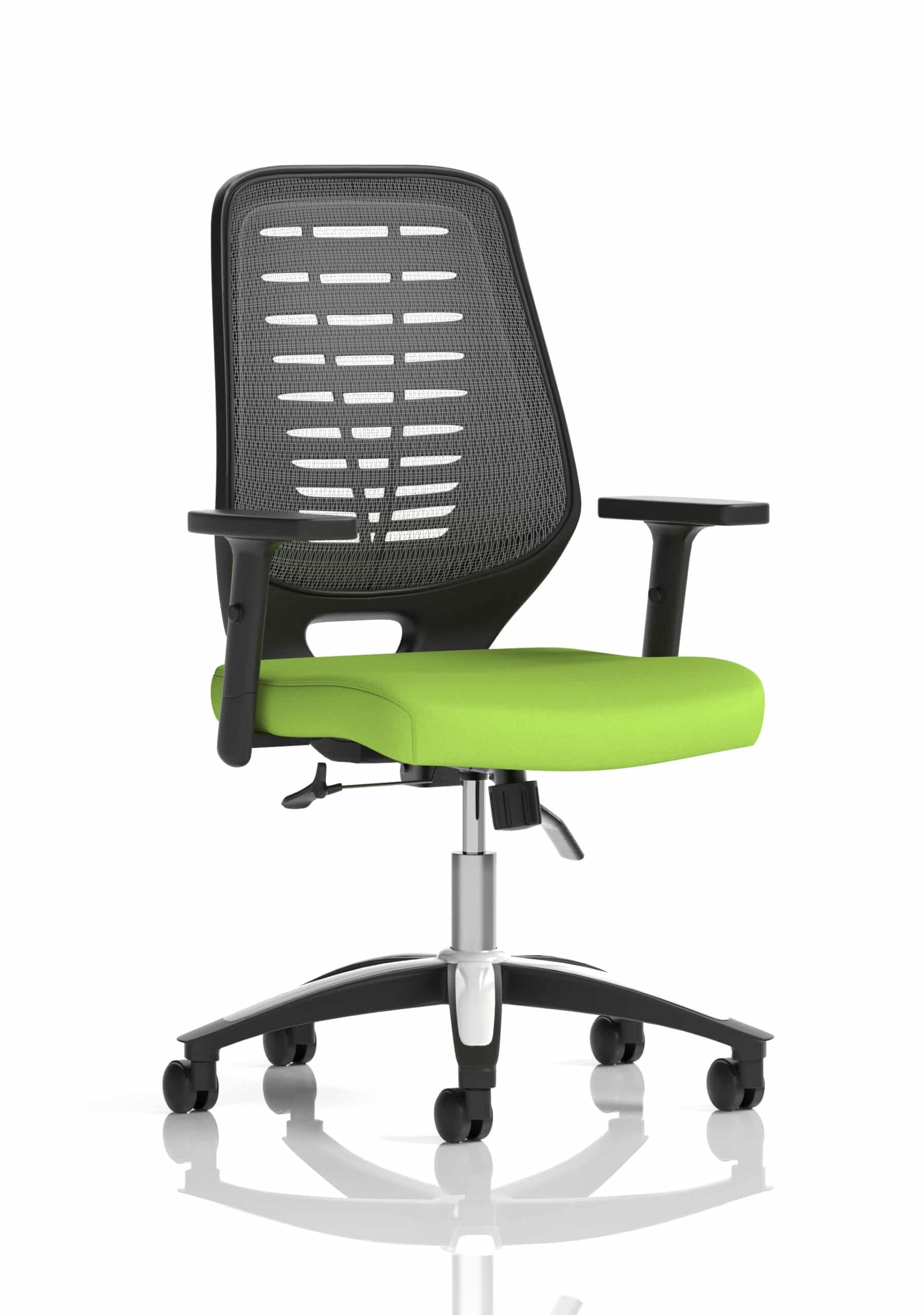 Relay Medium Mesh Back Task Operator Office Chair with Arms - Image 31