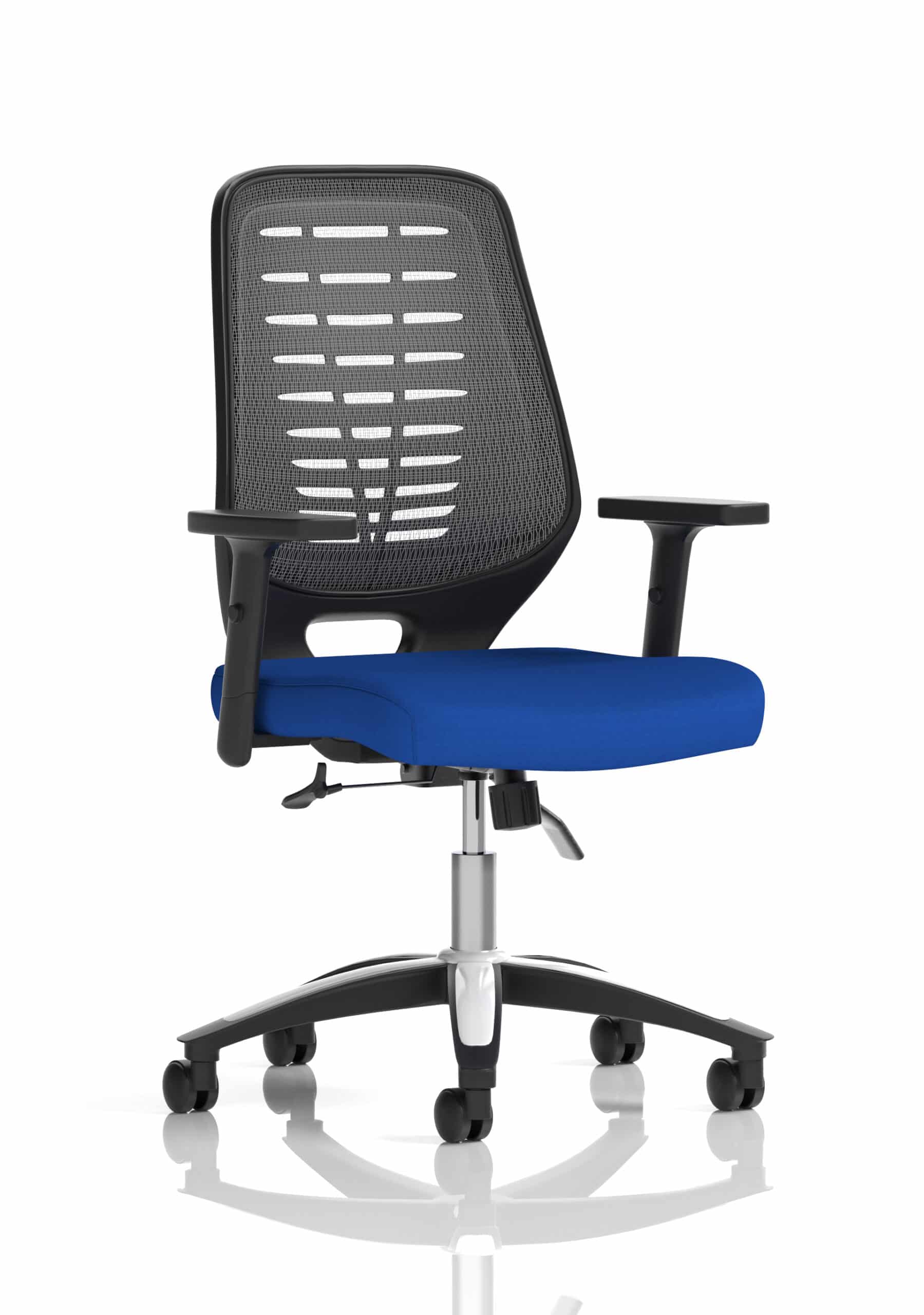 Relay Medium Mesh Back Task Operator Office Chair with Arms - Image 33