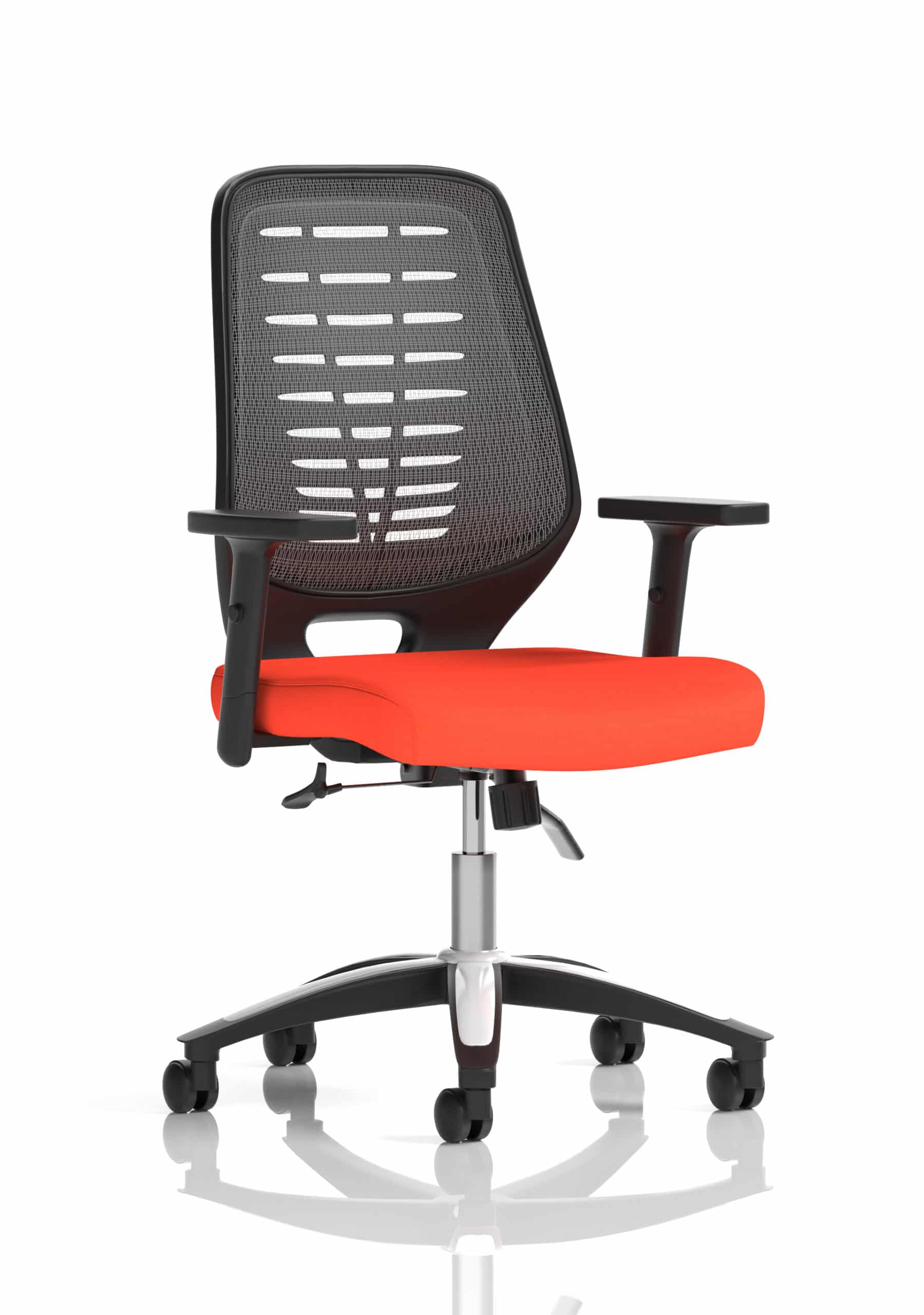 Relay Medium Mesh Back Task Operator Office Chair with Arms - Image 35