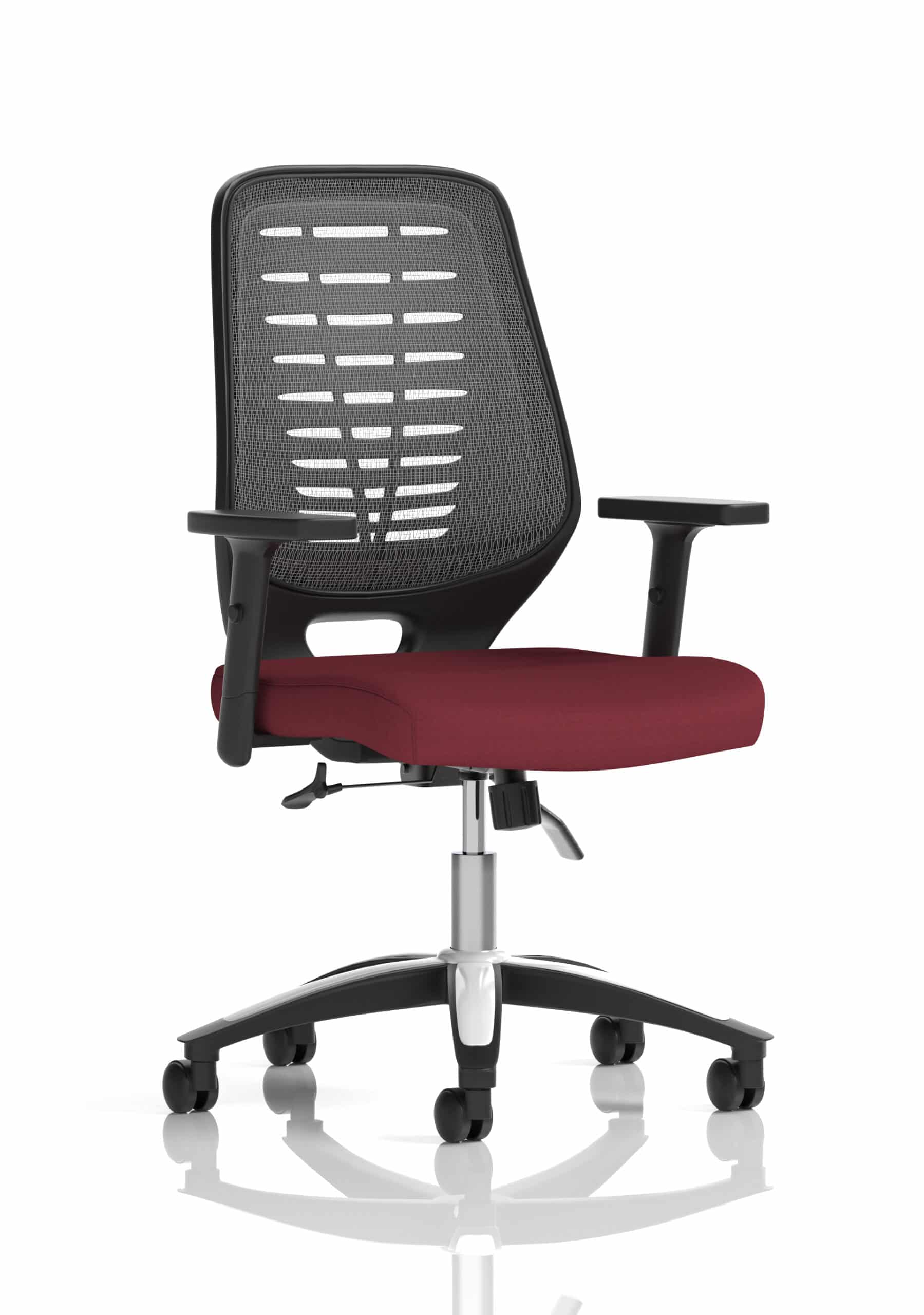 Relay Medium Mesh Back Task Operator Office Chair with Arms - Image 39