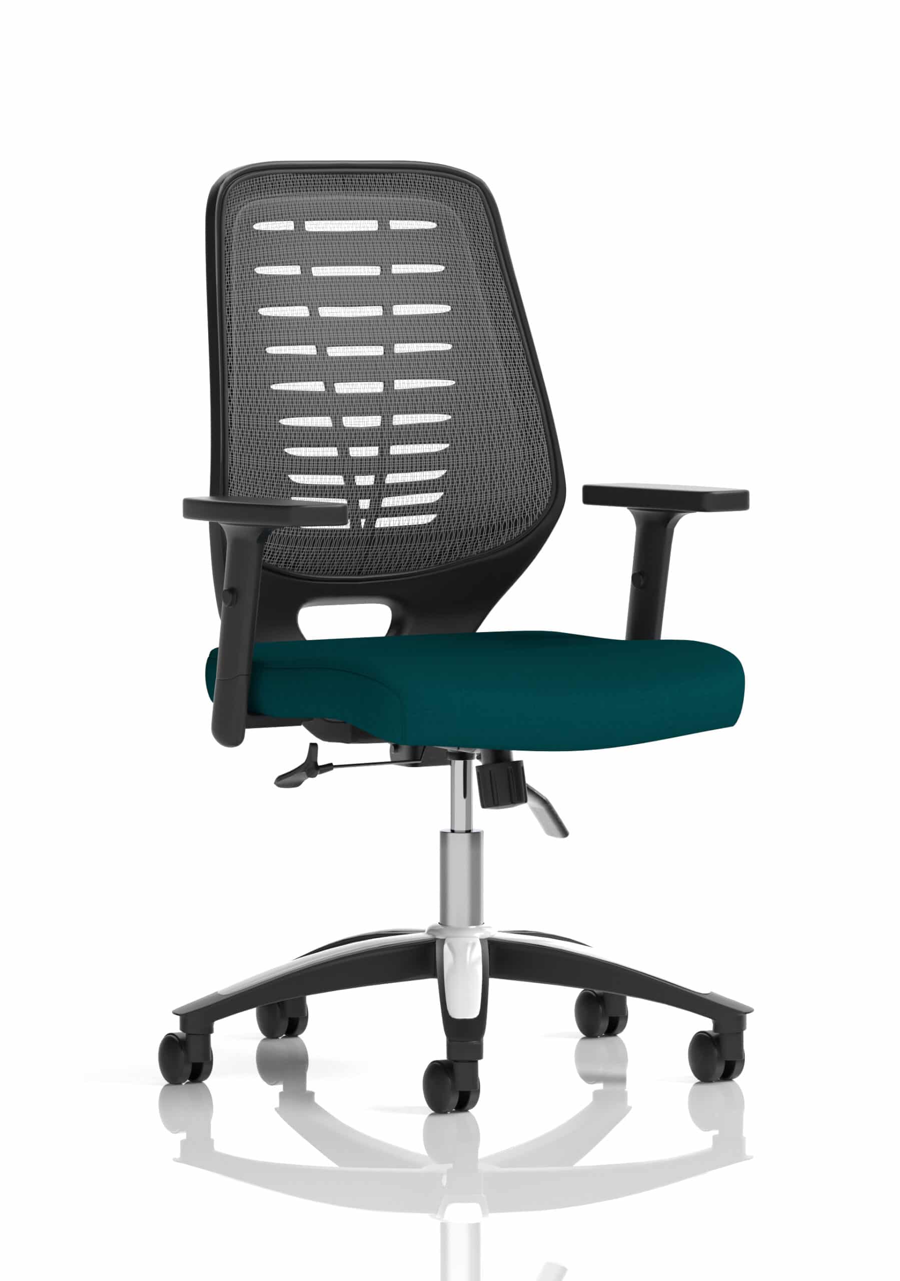 Relay Medium Mesh Back Task Operator Office Chair with Arms - Image 41