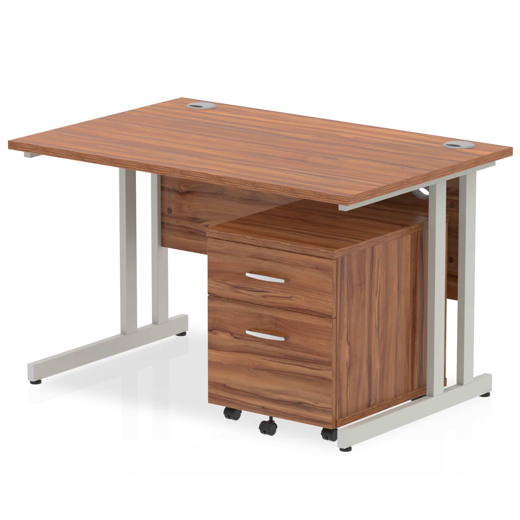 Impulse 1200mm Cantilever Straight Desk With Mobile Pedestal - Image 17