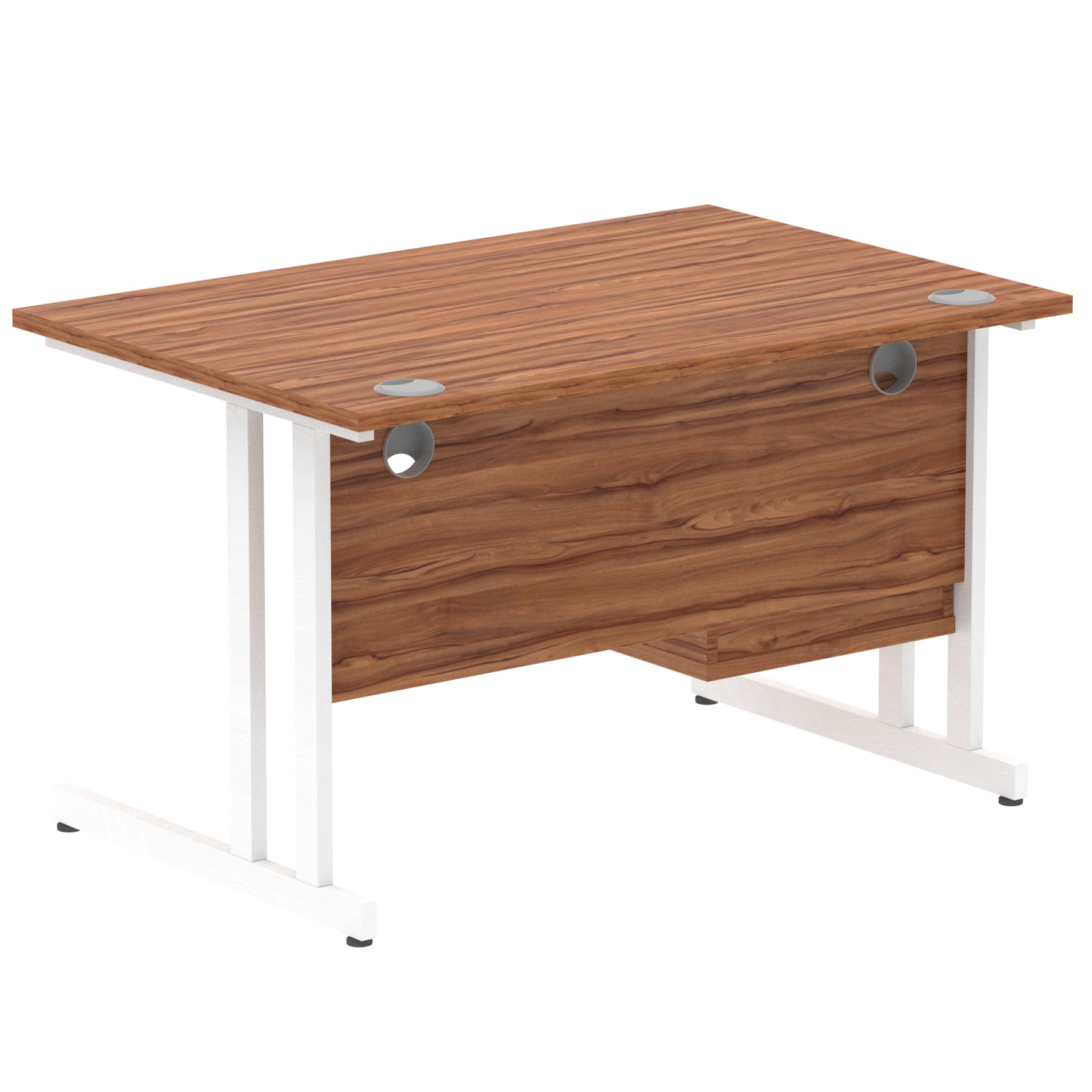 Impulse 1200mm Cantilever Straight Desk With Single Fixed Pedestal - Image 46