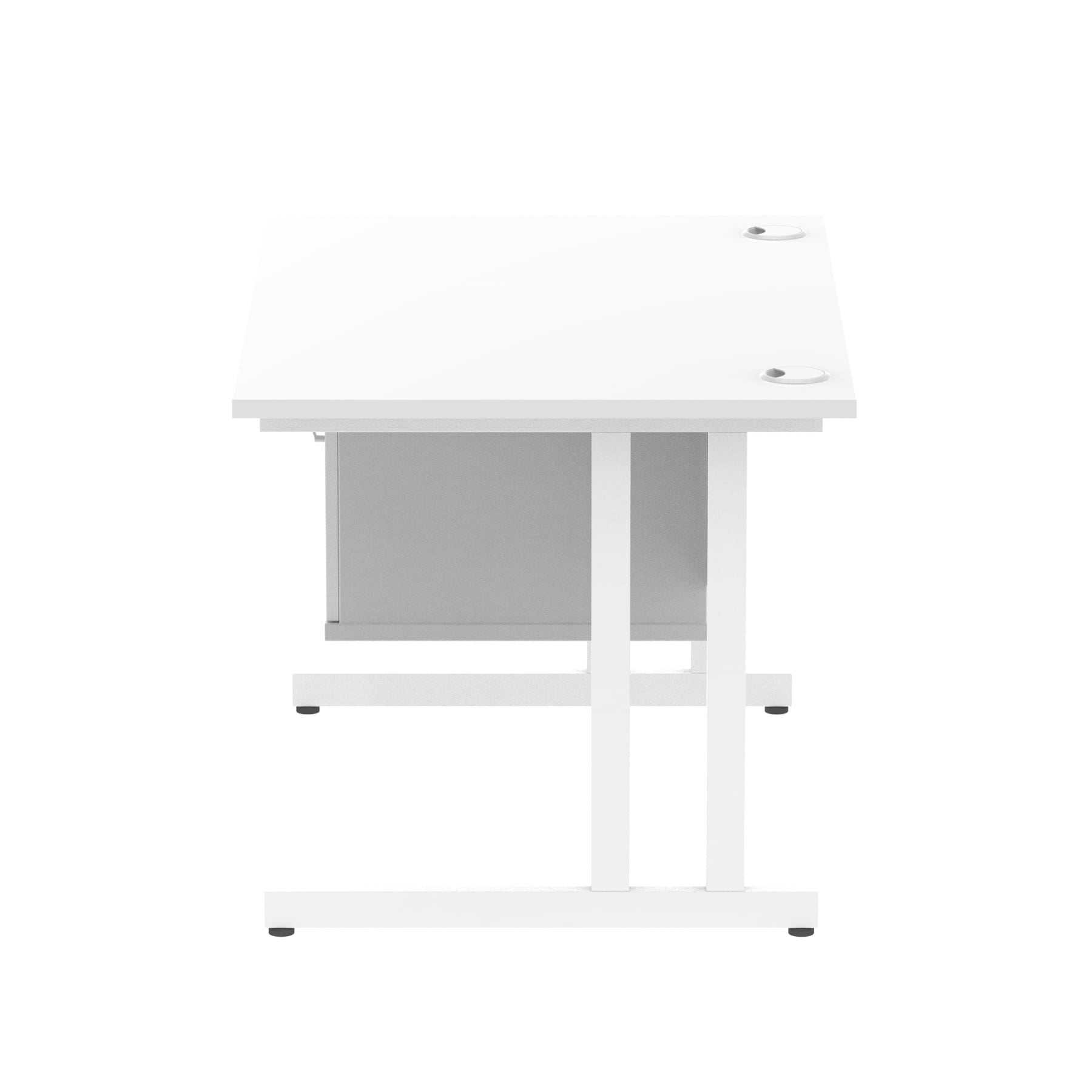 Impulse 1200mm Cantilever Straight Desk With Single Fixed Pedestal - Image 57