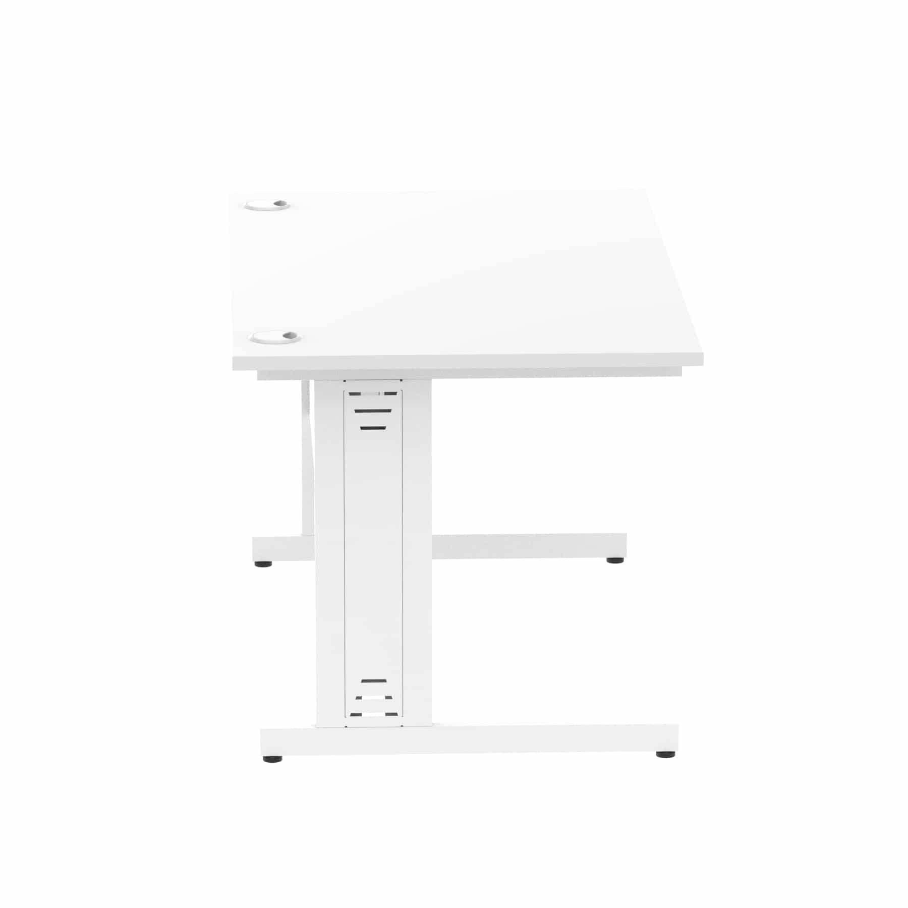 Impulse 1400mm Straight Desk Cable Managed Leg - Image 92