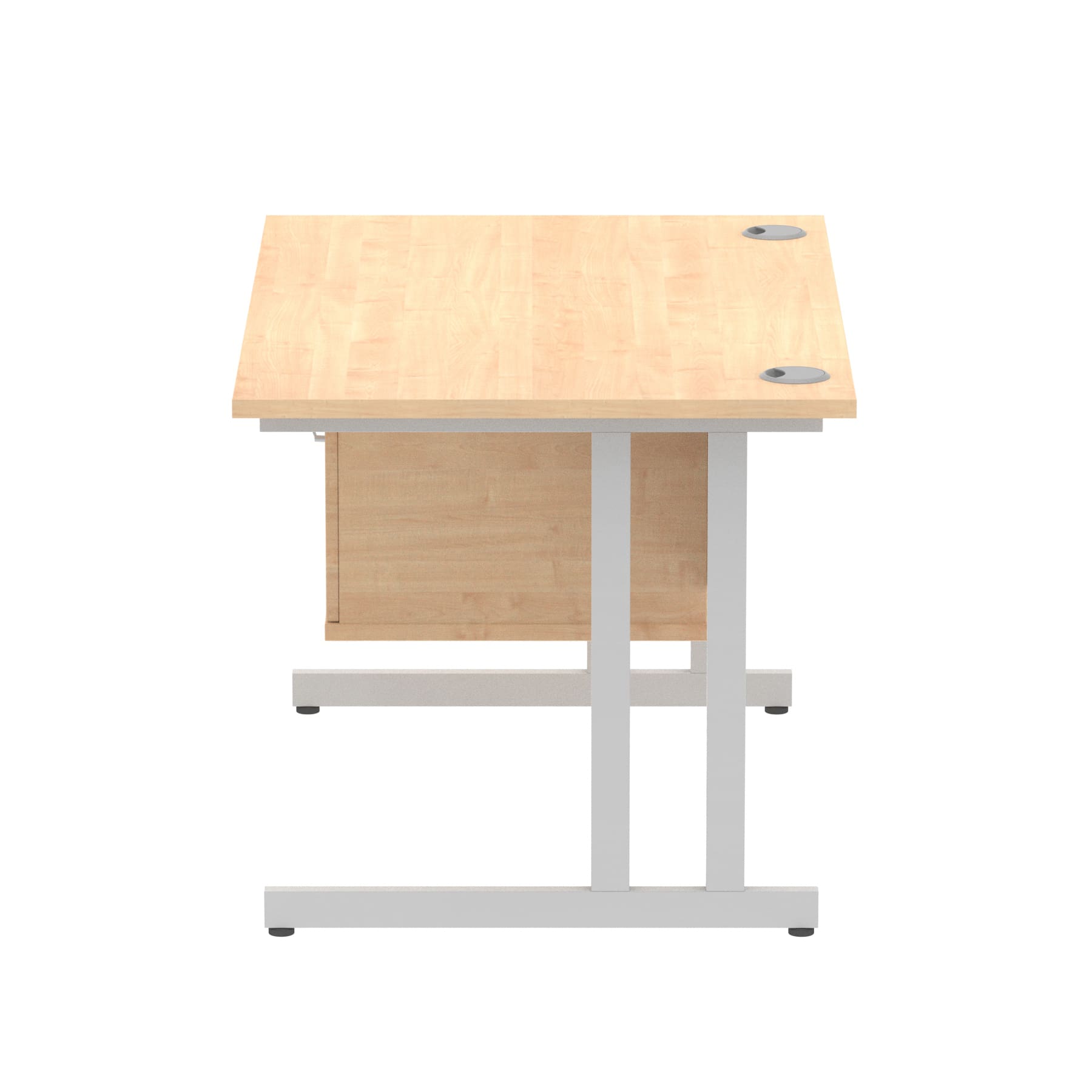 Impulse 1200mm Cantilever Straight Desk With Single Fixed Pedestal - Image 86