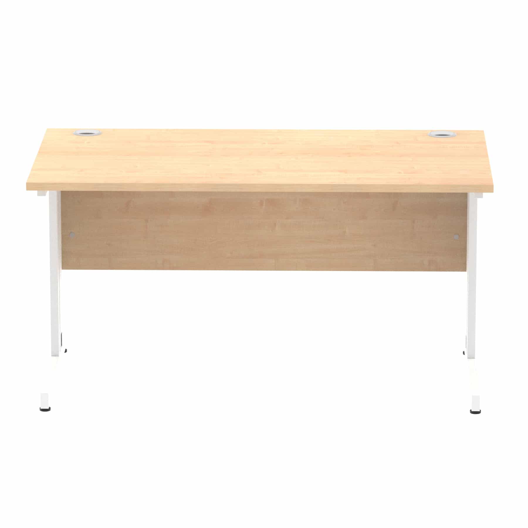 Impulse 1400mm Straight Desk Cable Managed Leg - Image 42