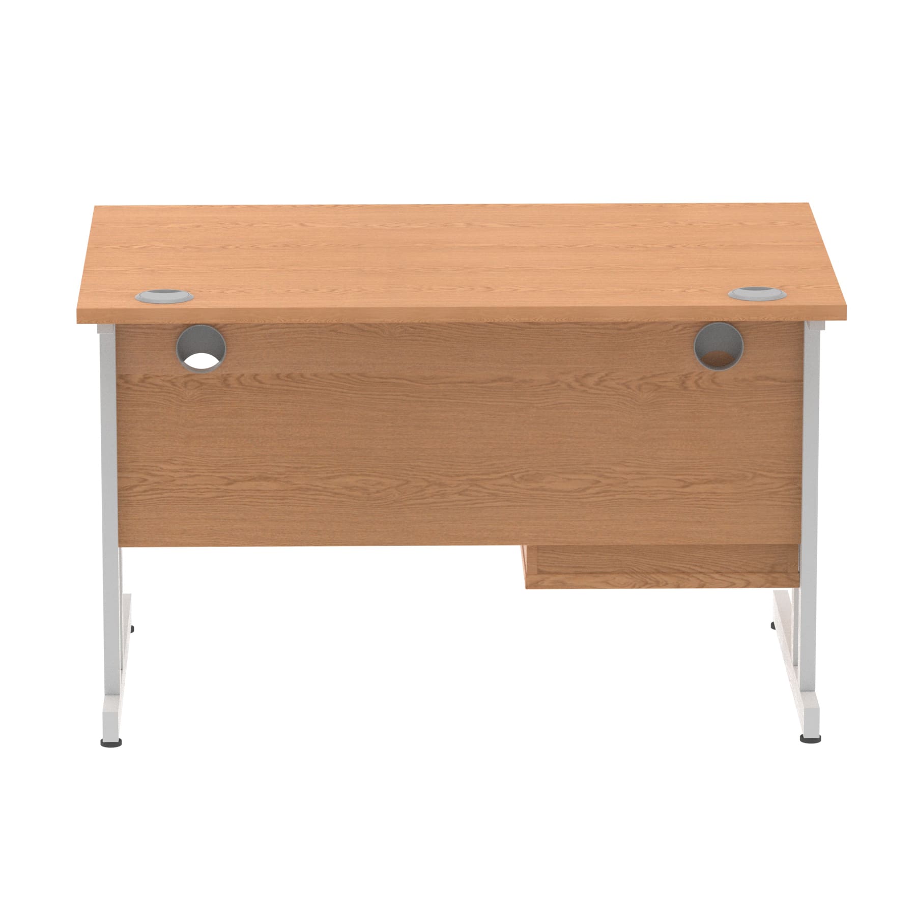 Impulse 1200mm Cantilever Straight Desk With Single Fixed Pedestal - Image 94