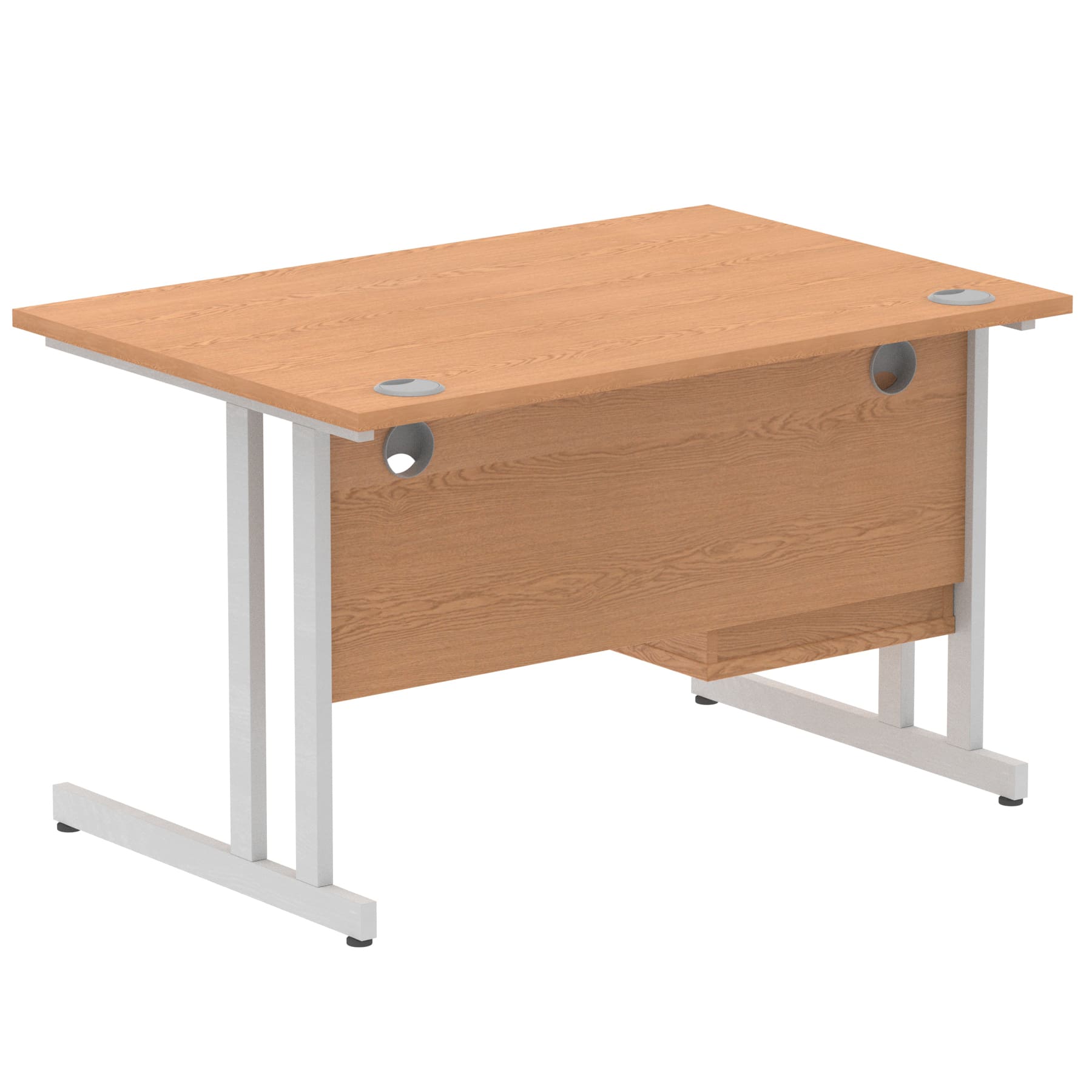 Impulse 1200mm Cantilever Straight Desk With Single Fixed Pedestal - Image 95
