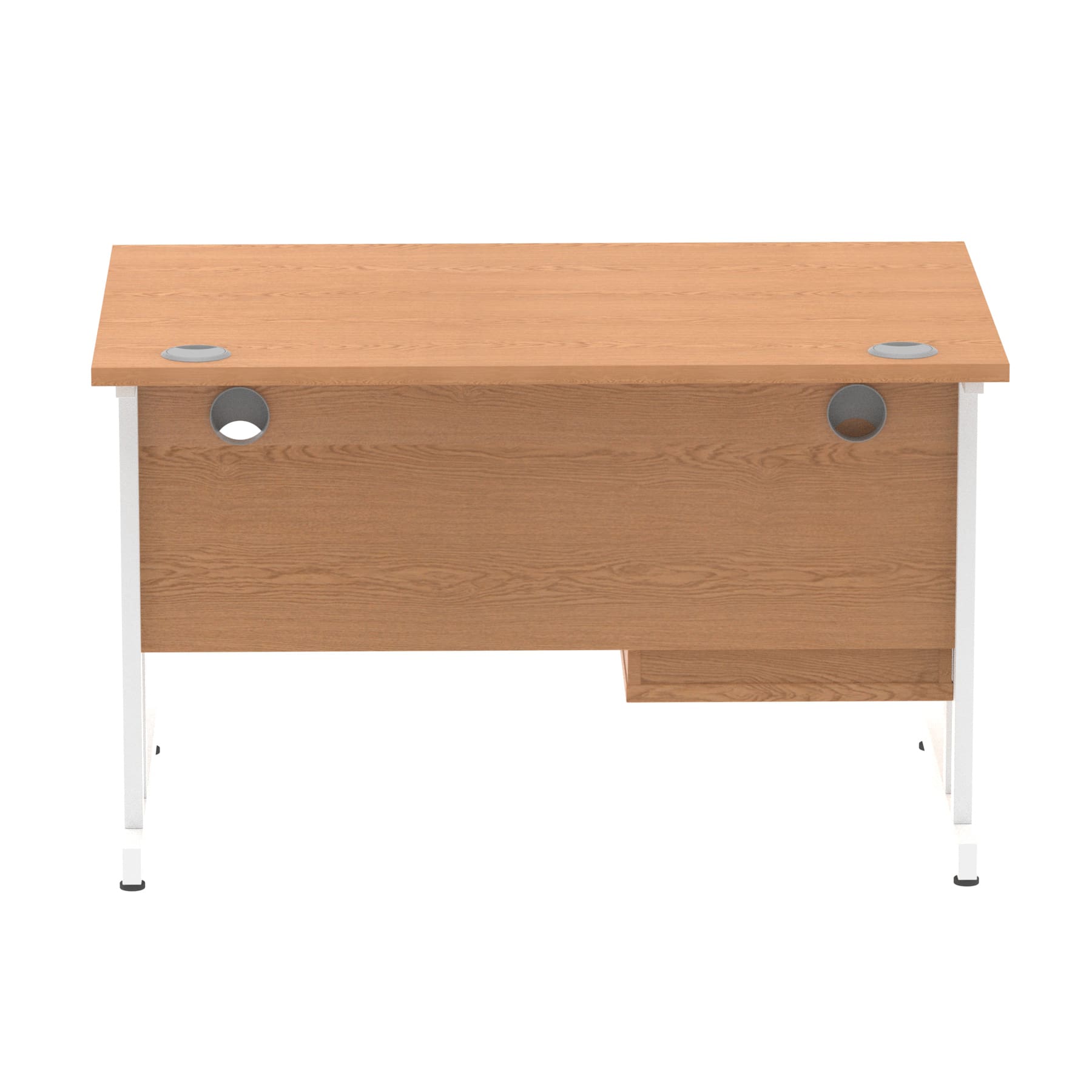 Impulse 1200mm Cantilever Straight Desk With Single Fixed Pedestal - Image 35