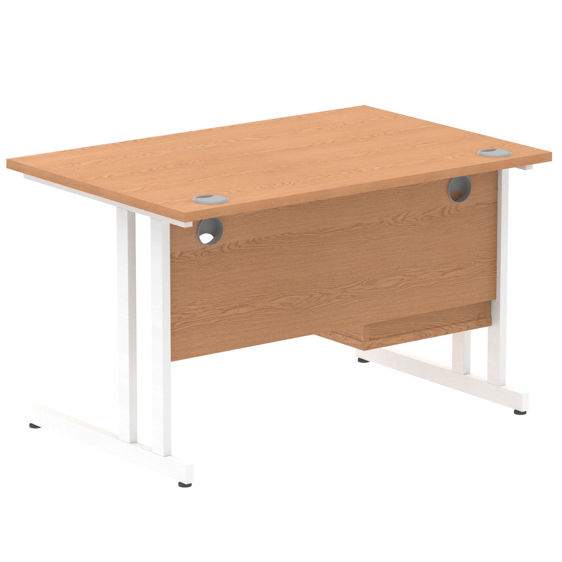 Impulse 1200mm Cantilever Straight Desk With Single Fixed Pedestal - Image 36