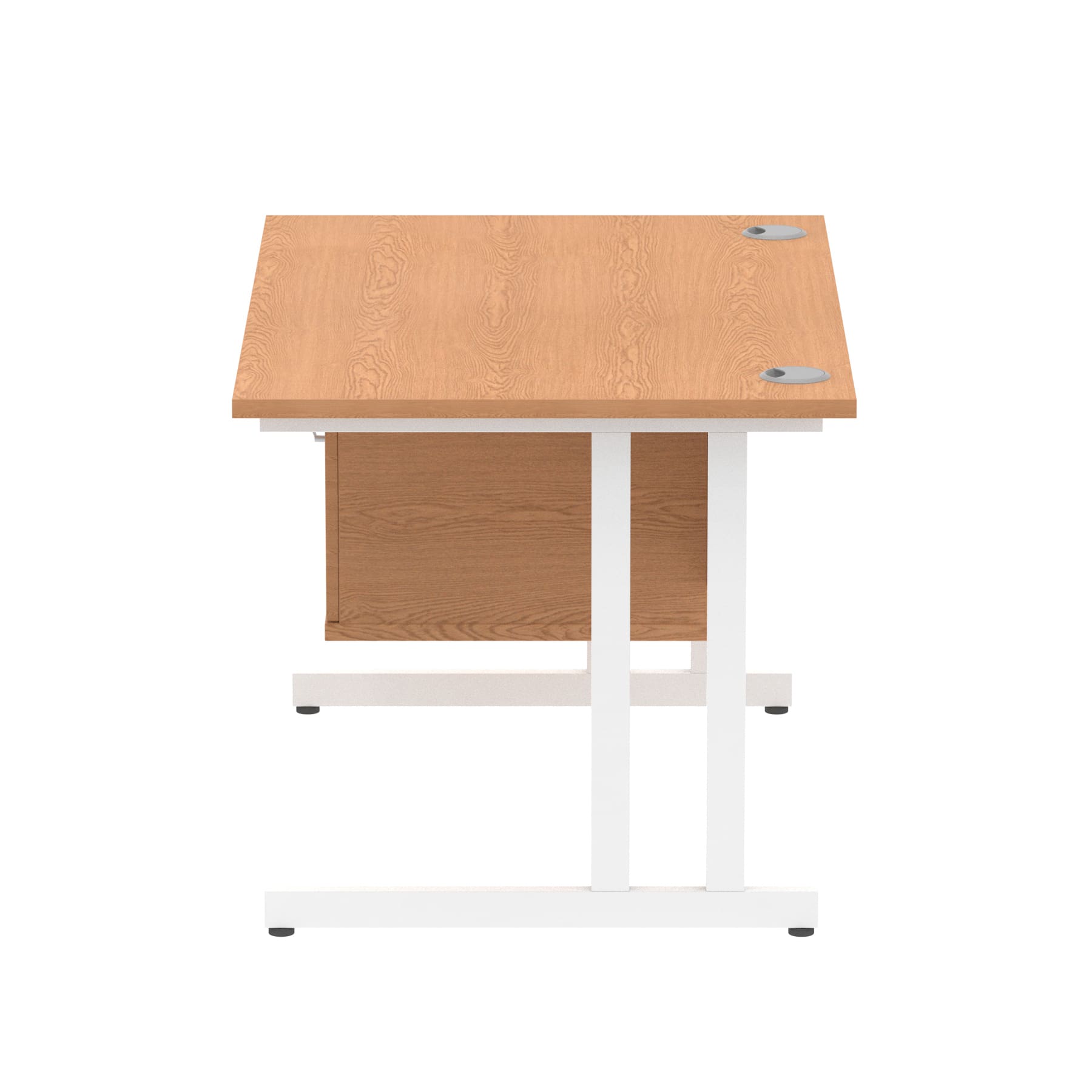 Impulse 1200mm Cantilever Straight Desk With Single Fixed Pedestal - Image 37