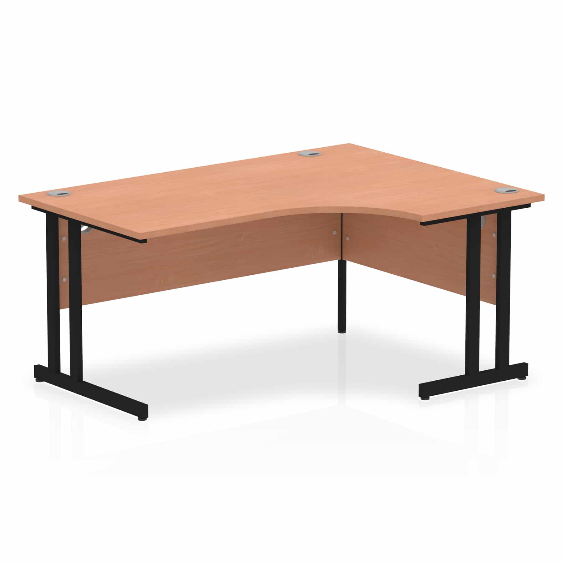 Impulse 1600mm Right Crescent Desk Cantilever Leg - Image 13
