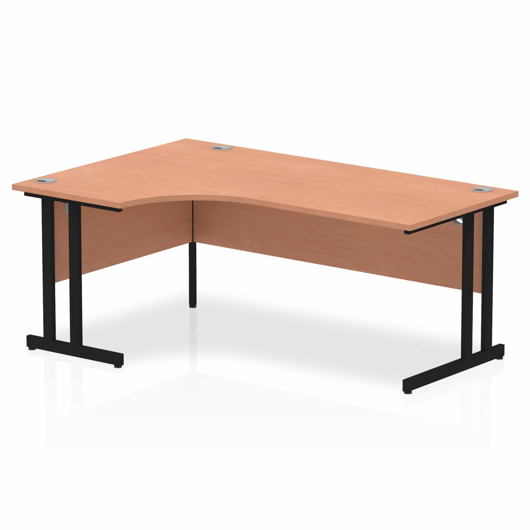Impulse 1800mm Left Crescent Desk Cantilever Leg - Image 13