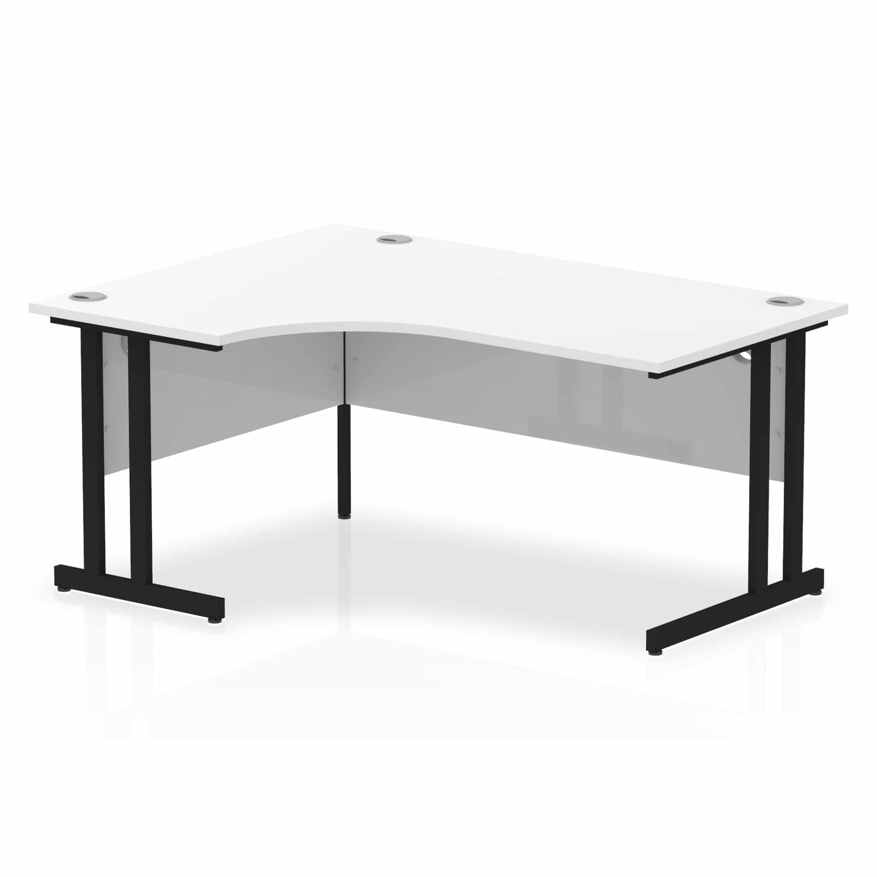 Impulse 1600mm Left Crescent Desk Cantilever Leg - Image 18