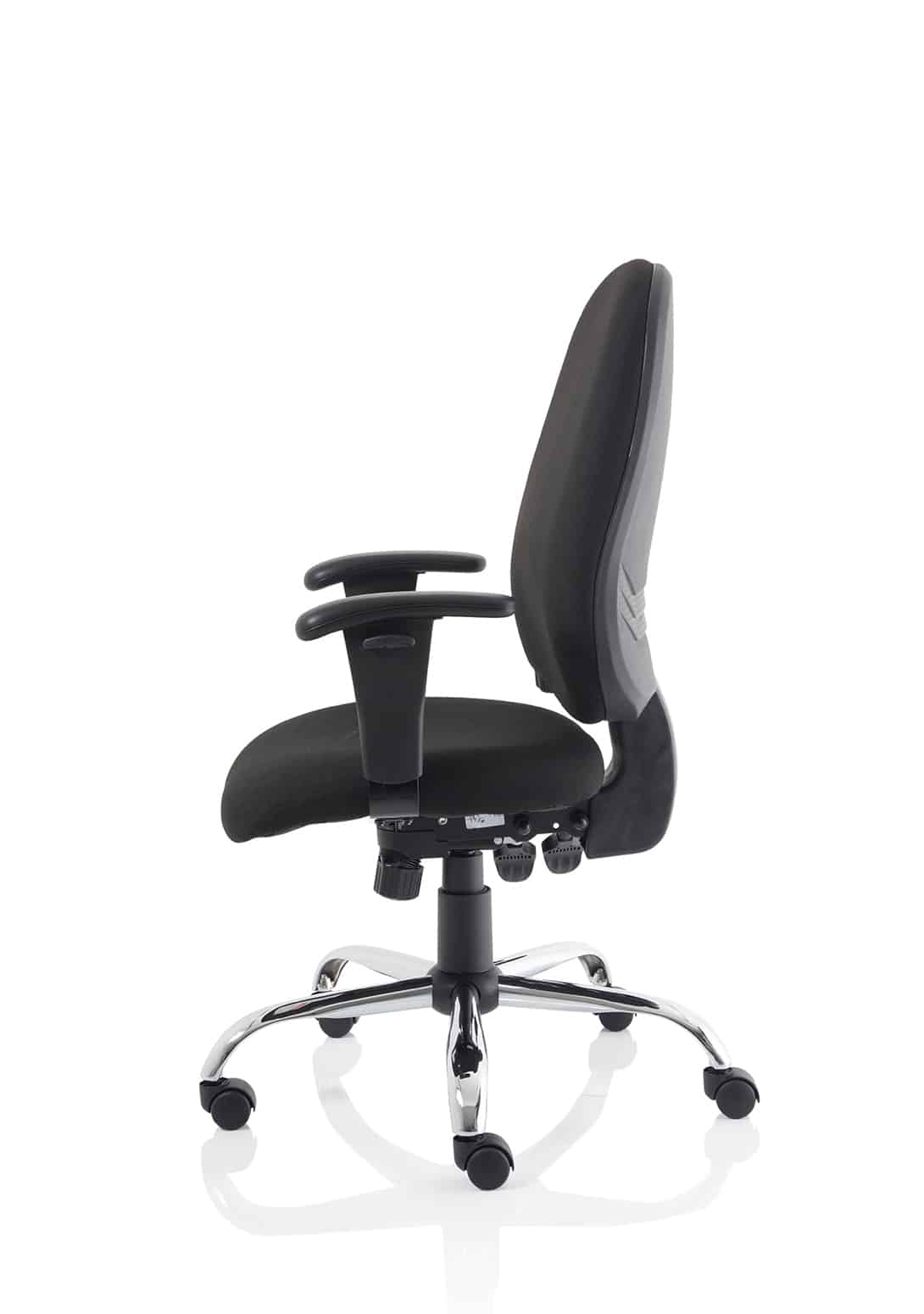 Lisbon Medium Back Task Operator Office Chair with Height Adjustable Arms - Image 4