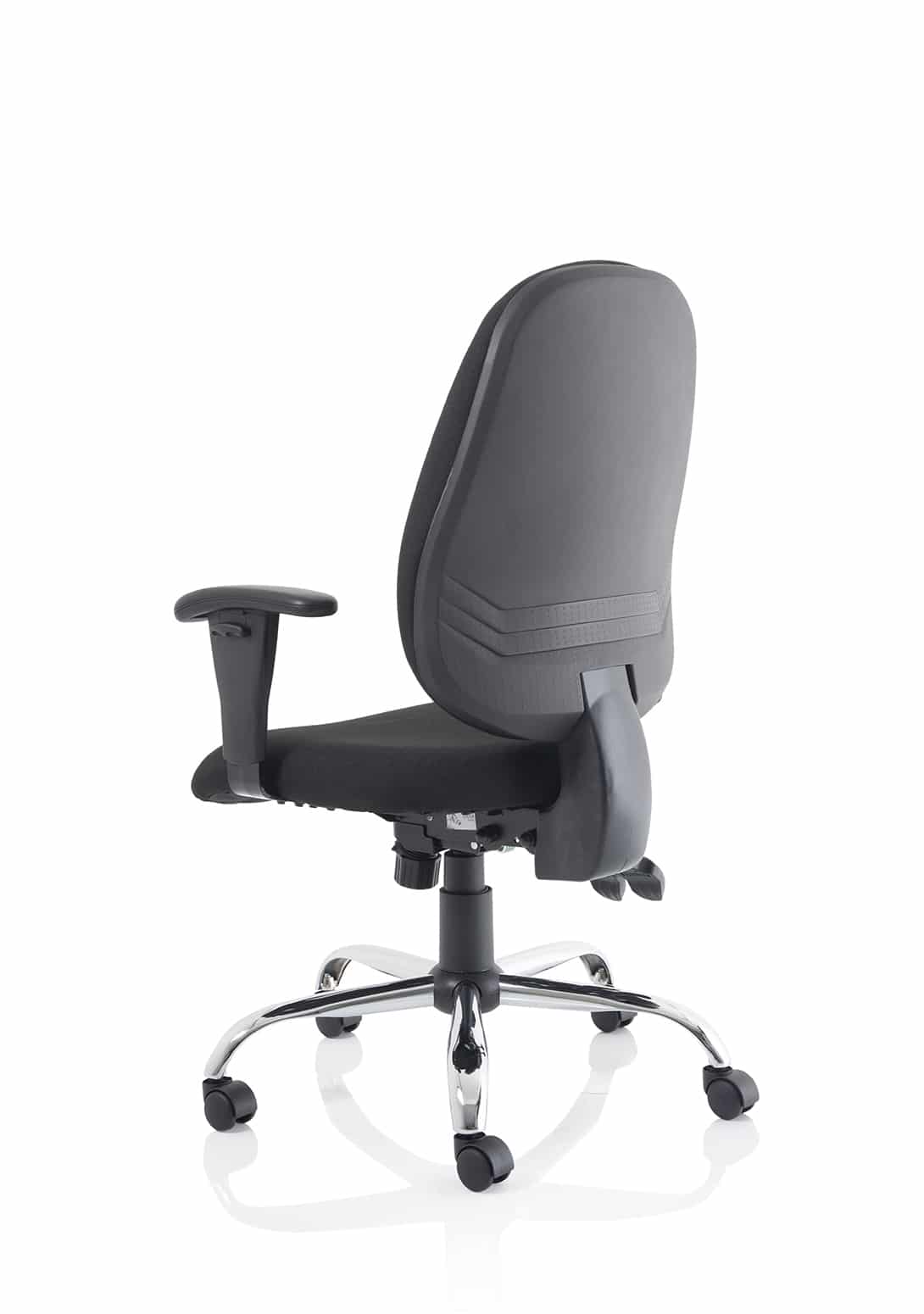 Lisbon Medium Back Task Operator Office Chair with Height Adjustable Arms - Image 5