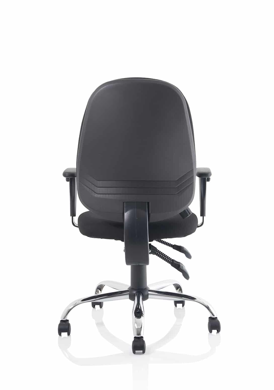Lisbon Medium Back Task Operator Office Chair with Height Adjustable Arms - Image 6