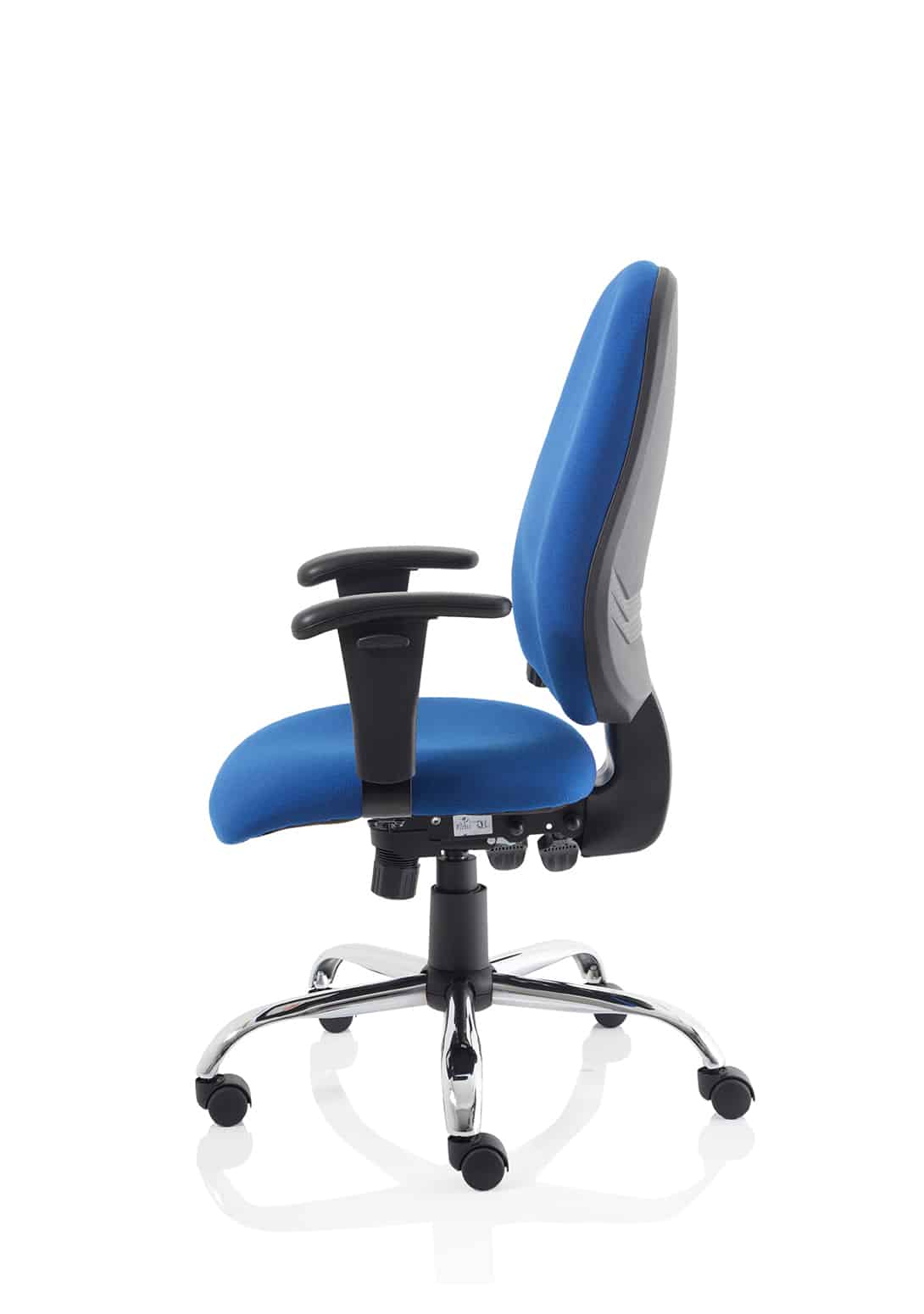 Lisbon Medium Back Task Operator Office Chair with Height Adjustable Arms - Image 12