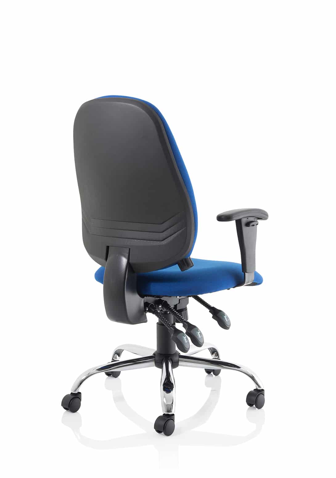 Lisbon Medium Back Task Operator Office Chair with Height Adjustable Arms - Image 15
