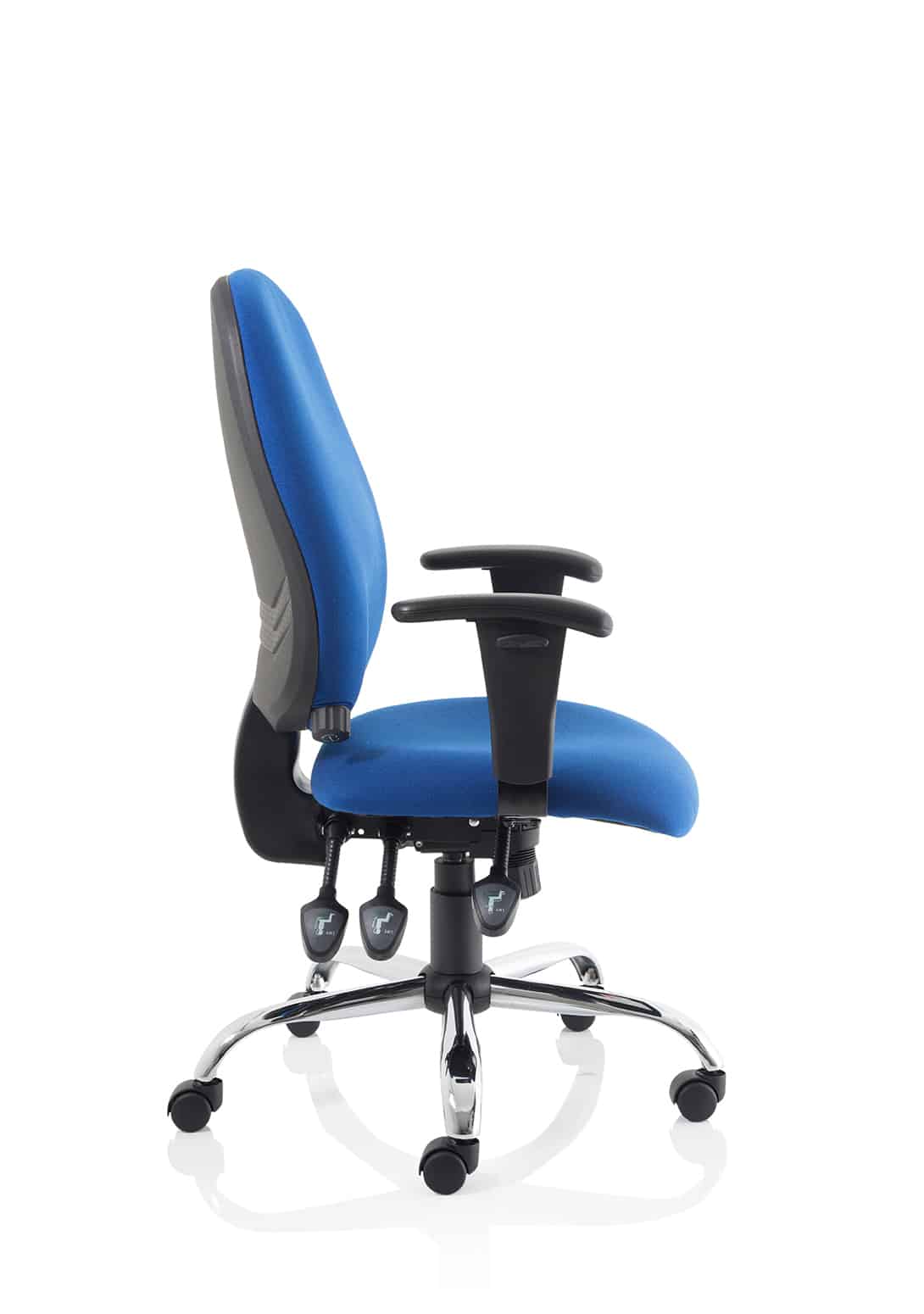 Lisbon Medium Back Task Operator Office Chair with Height Adjustable Arms - Image 16