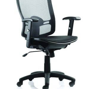 Palma Medium Mesh Back Task Operator Office Chair with Arms