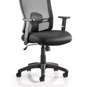 Portland Medium Mesh Back Task Operator Office Chair with Arms