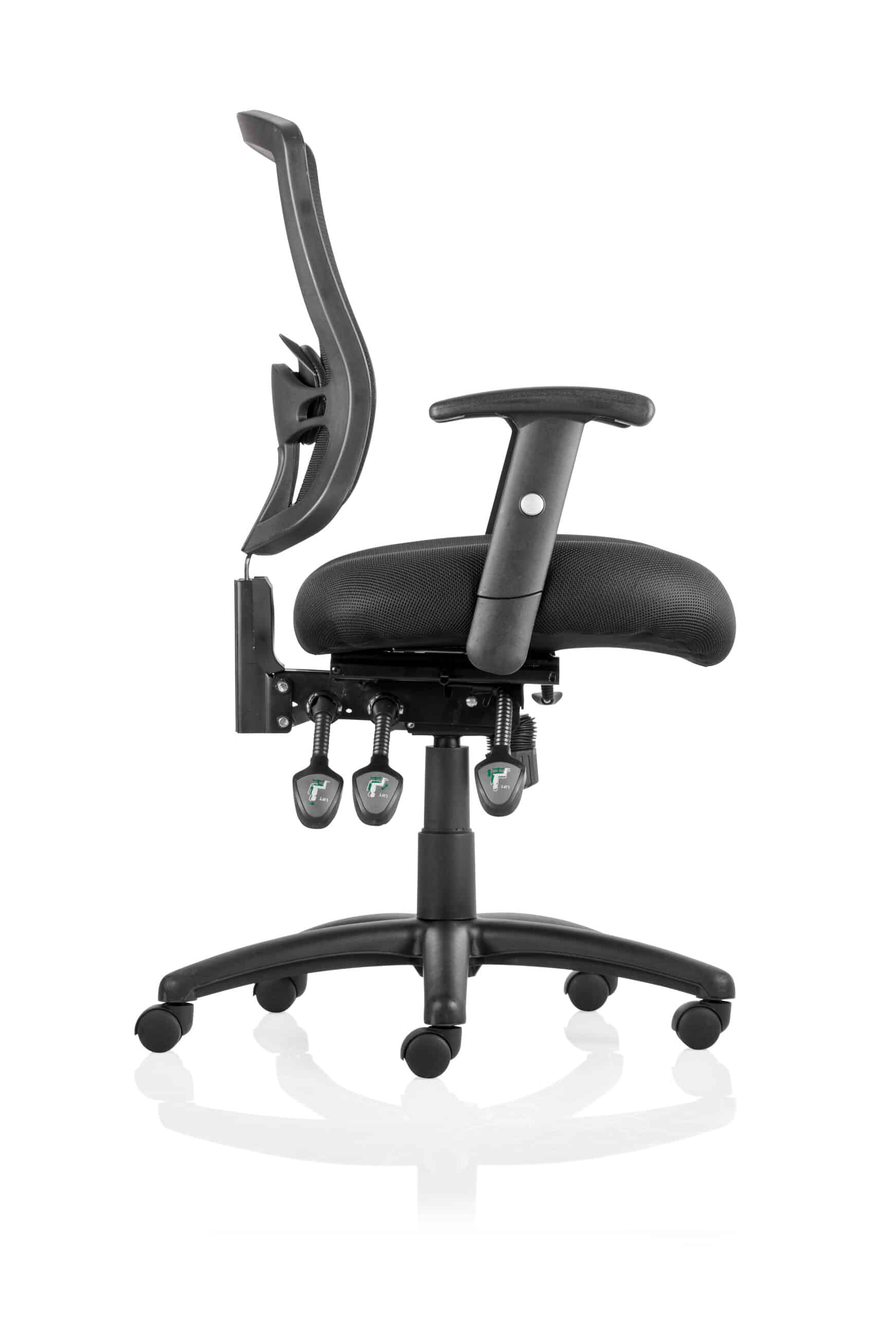 Portland III High Mesh Back Task Operator Office Chair with Arms - Image 4