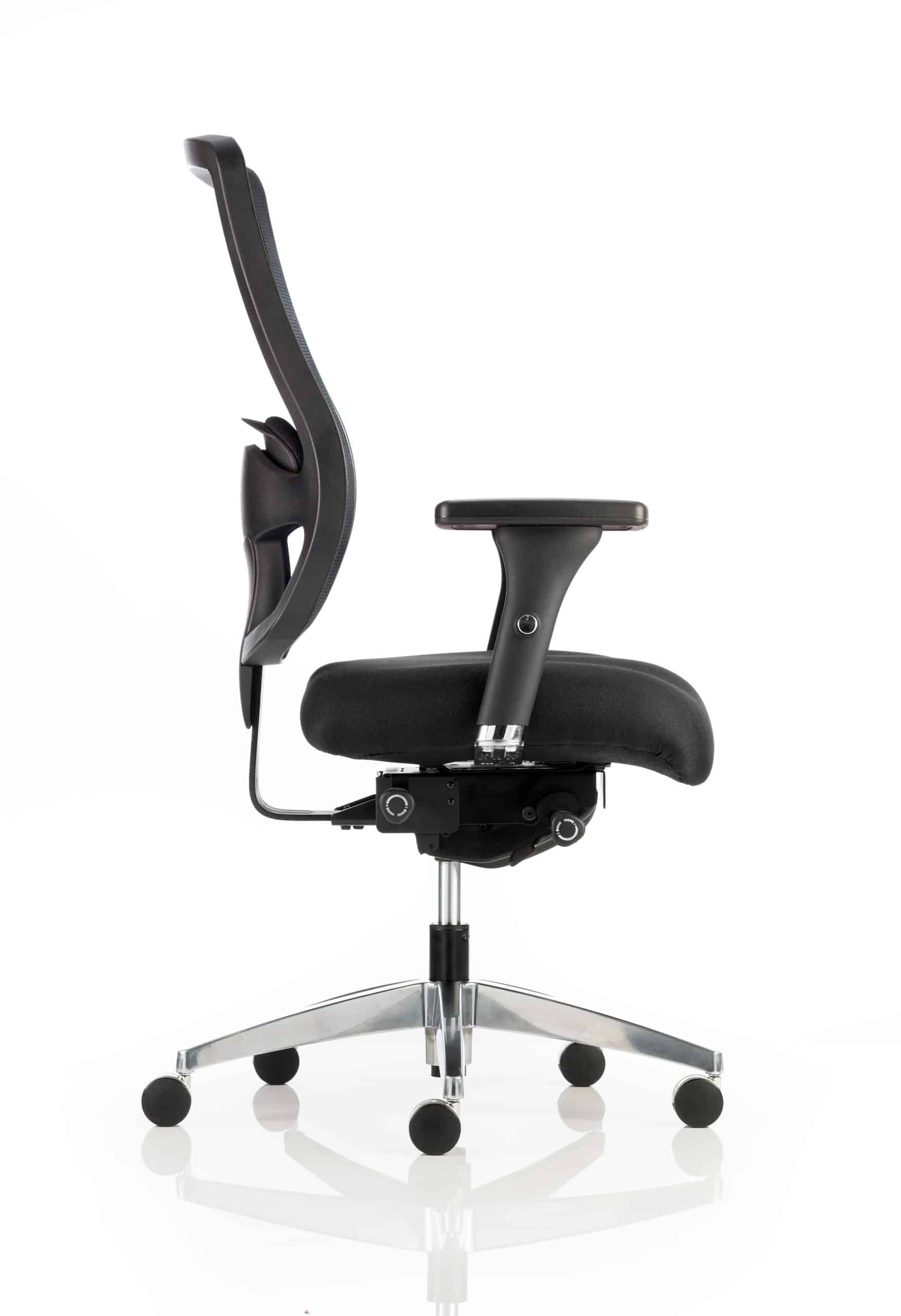 Regent High Mesh Back Ergonomic Task Operator Office Chair with Arms - Image 5