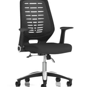 Relay Medium Mesh Back Task Operator Office Chair with Arms