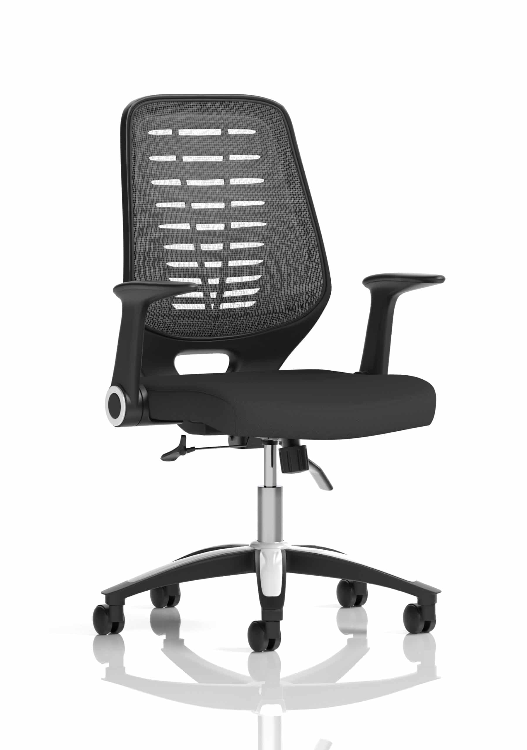 Relay Medium Mesh Back Task Operator Office Chair with Arms - Image 23