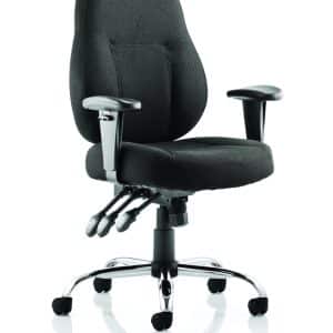 Storm High Back Task Operator Office Chair with Arms