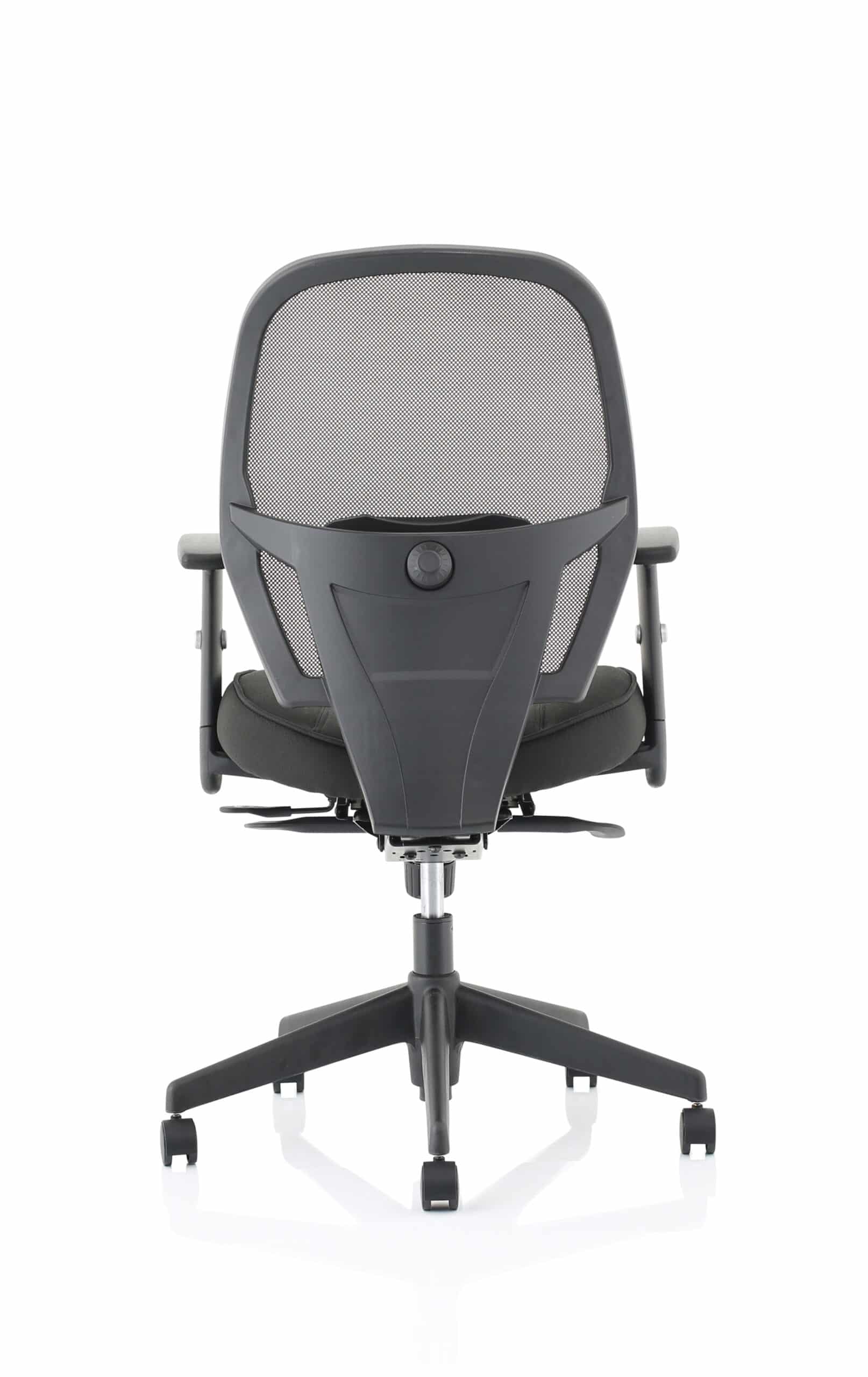 Denver High Mesh Back Black Task Operator Office Chair with Arms - Image 6