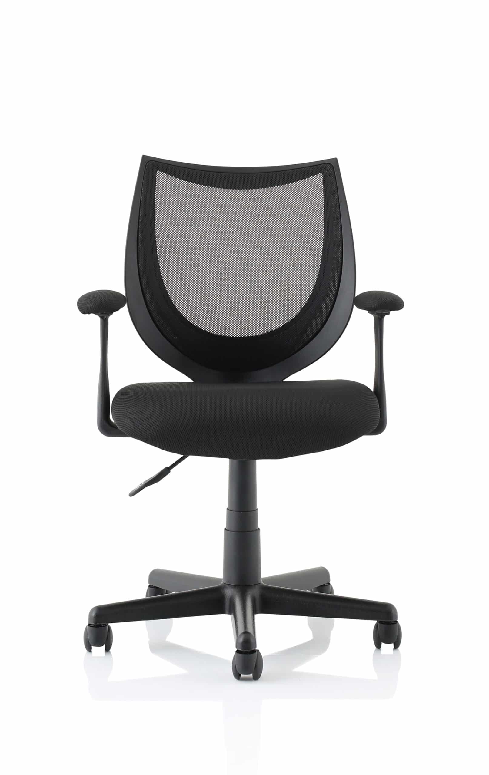 Camden Medium Back Black Mesh Task Operator Office Chair With Arms - Image 2