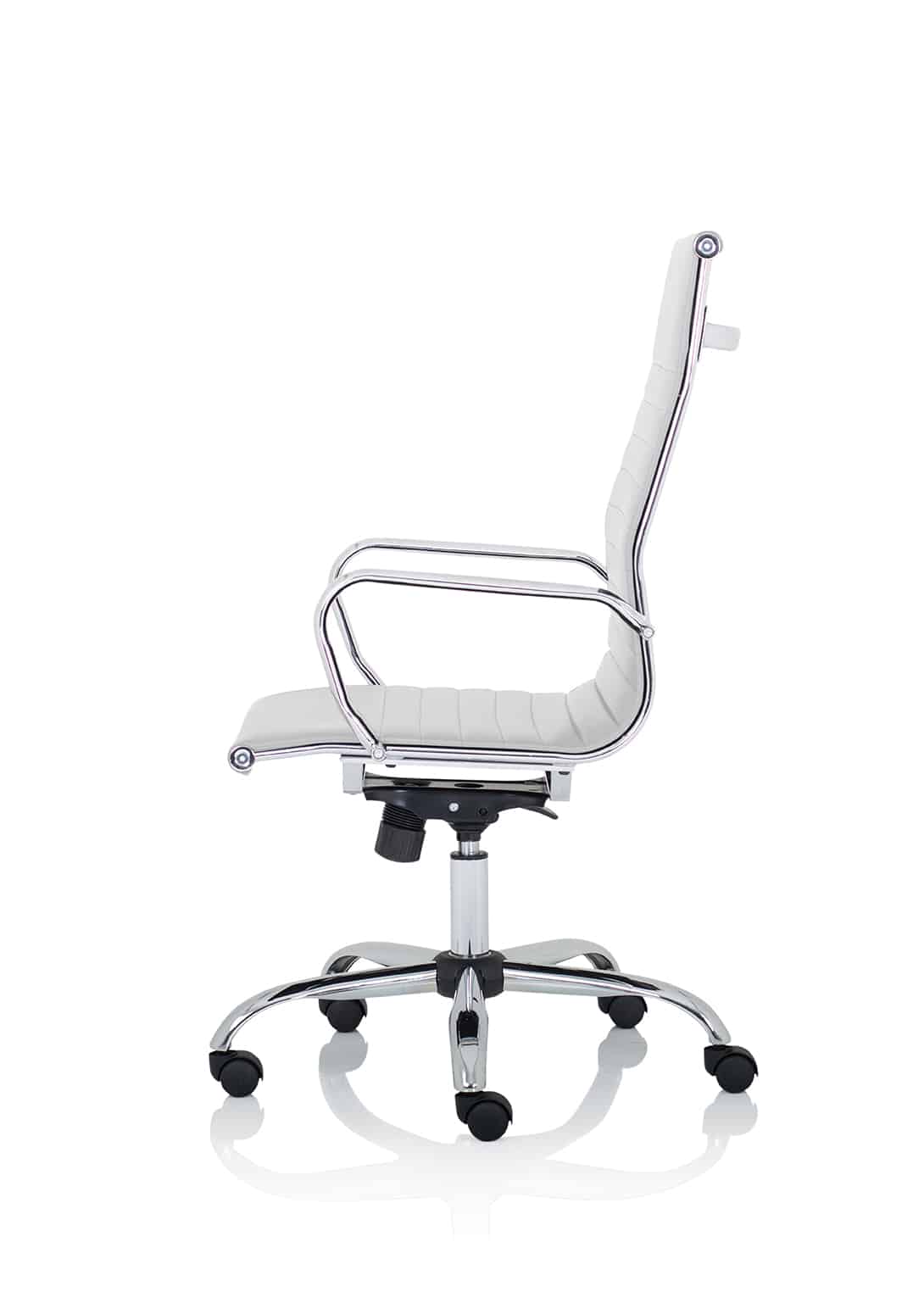 Nola Black Leather Executive Office Chair with Arms - Image 15