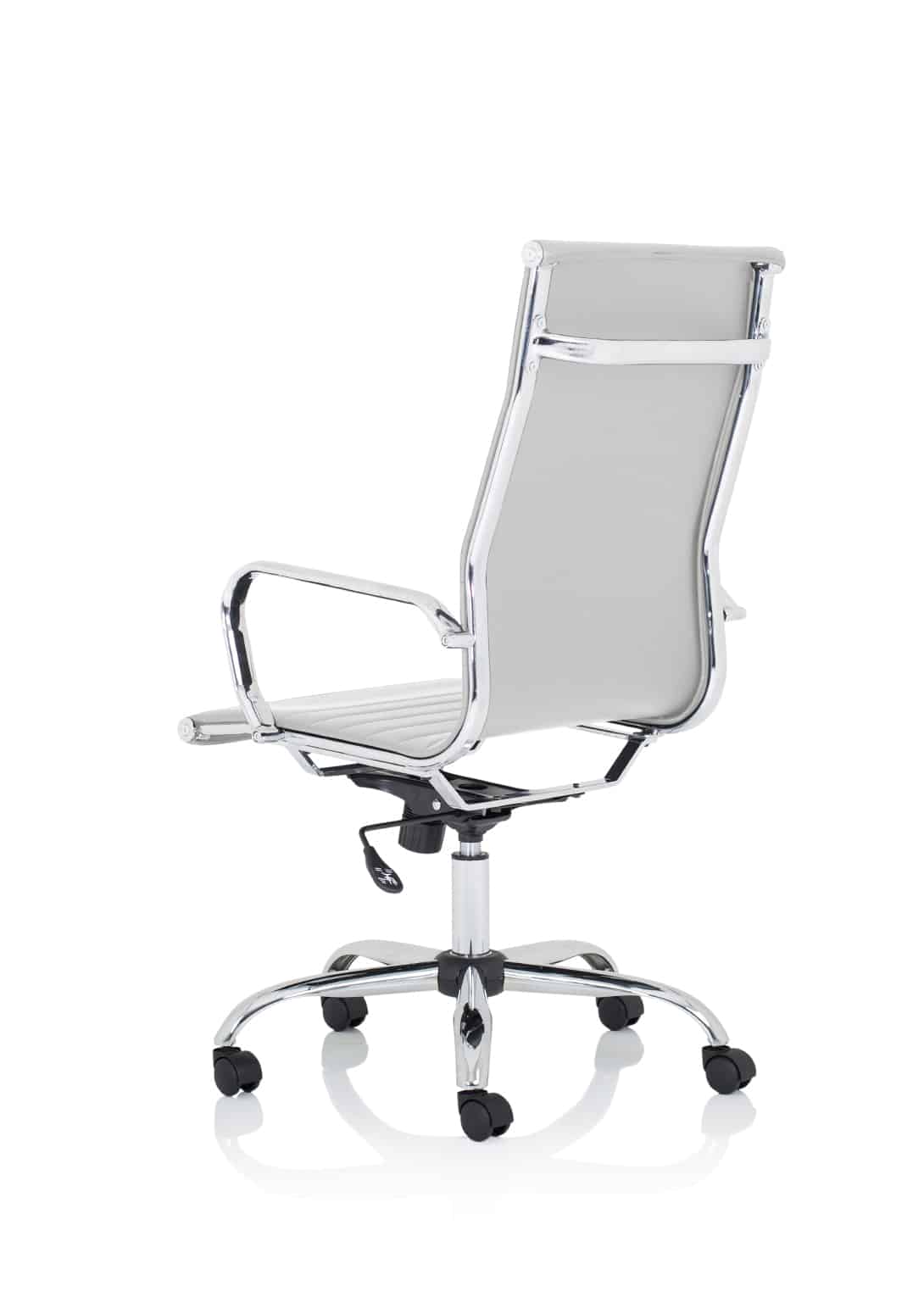 Nola Black Leather Executive Office Chair with Arms - Image 16