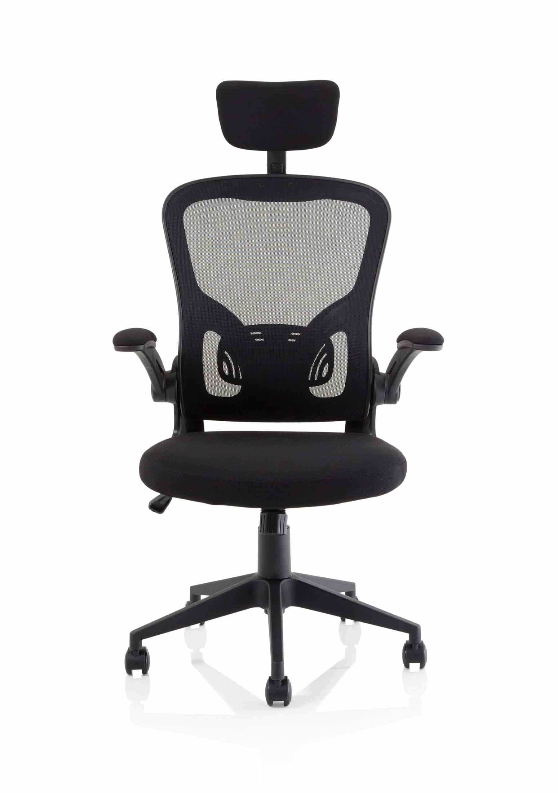 Ace Executive Mesh Chair With Folding Arms - Image 2