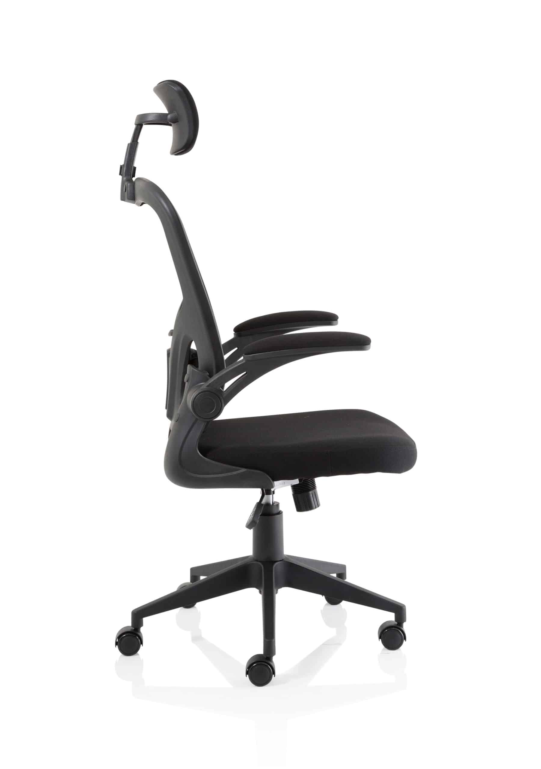 Ace Executive Mesh Chair With Folding Arms - Image 8