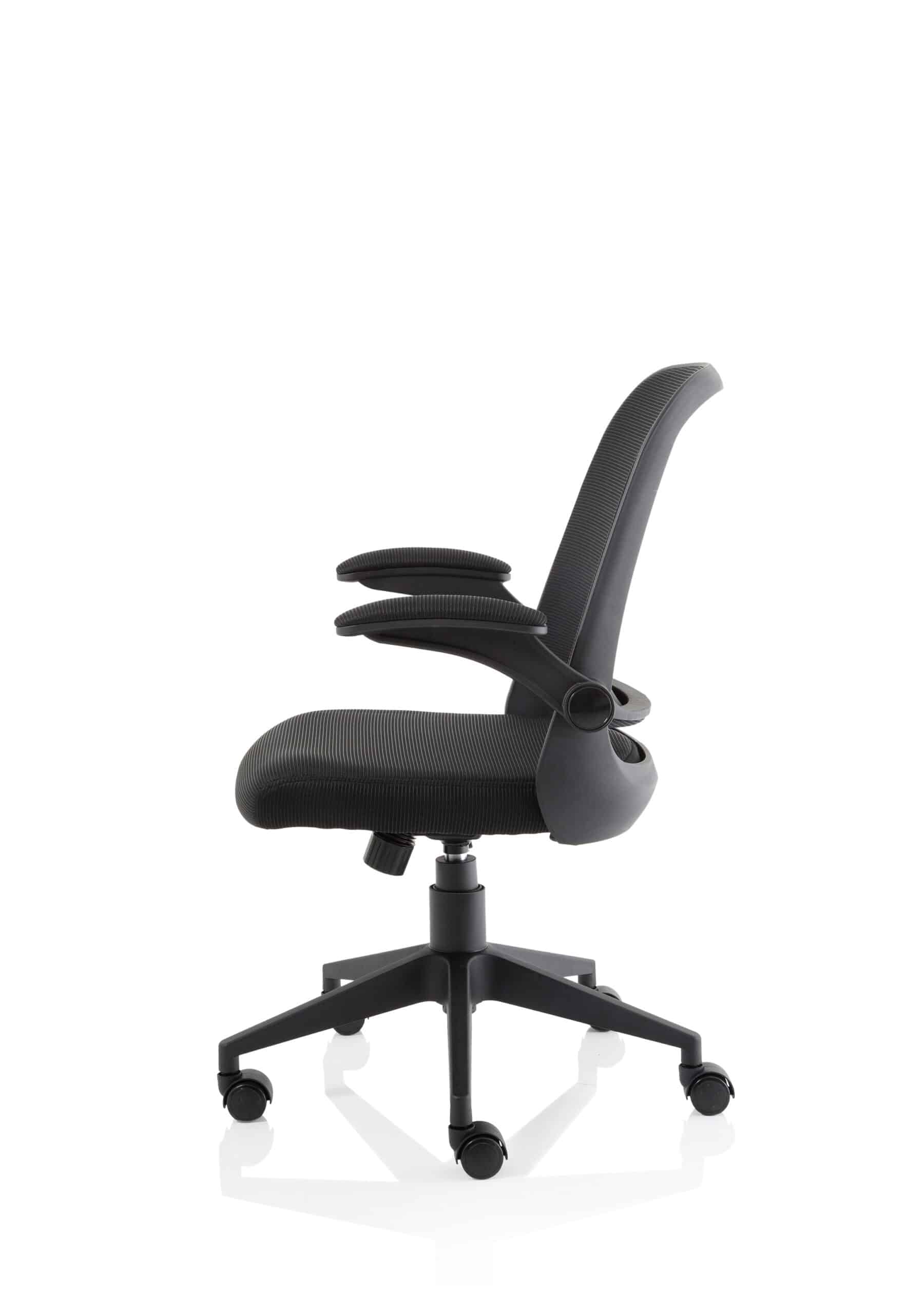 Crew Task Operator Mesh Chair With Folding Arms - Image 4